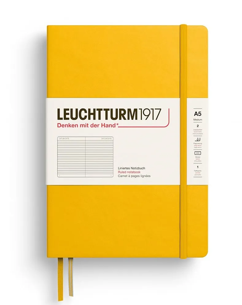 LEUCHTTURM1917 RULED NOTEBOOK-A5(251) - SUNFLOWER