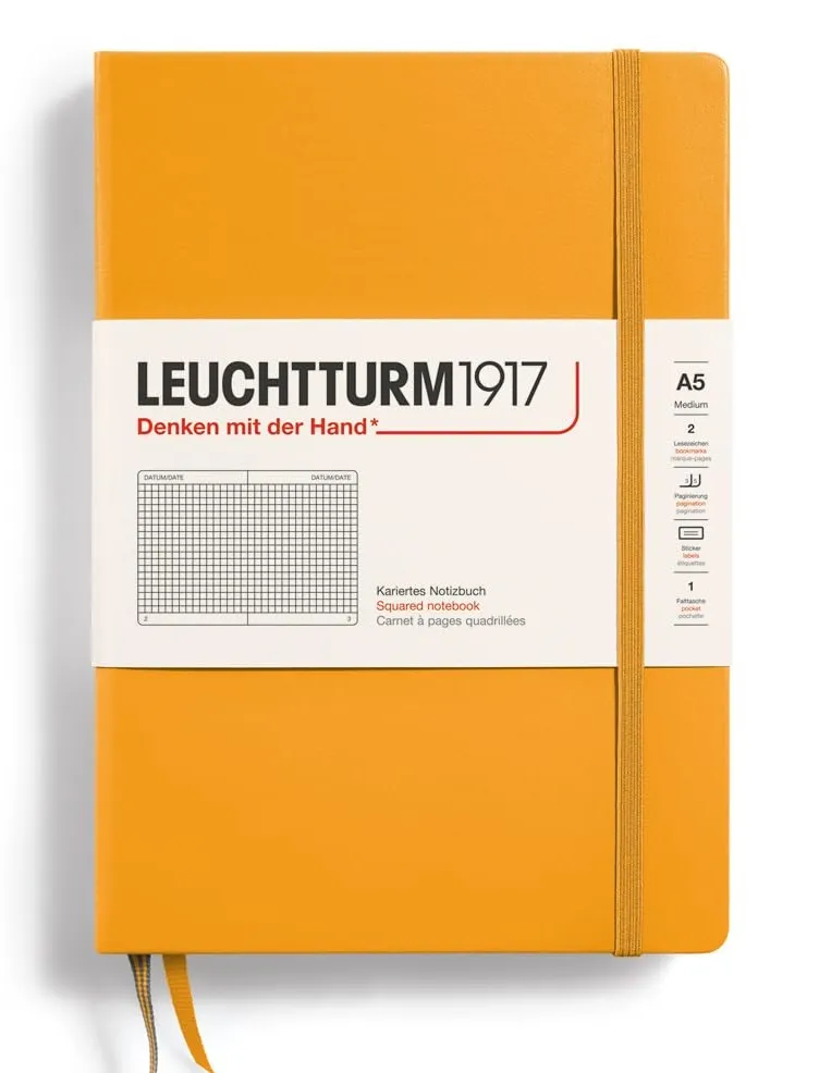 LEUCHTTURM1917 RULED NOTEBOOK-A5(251) - RISING SUN