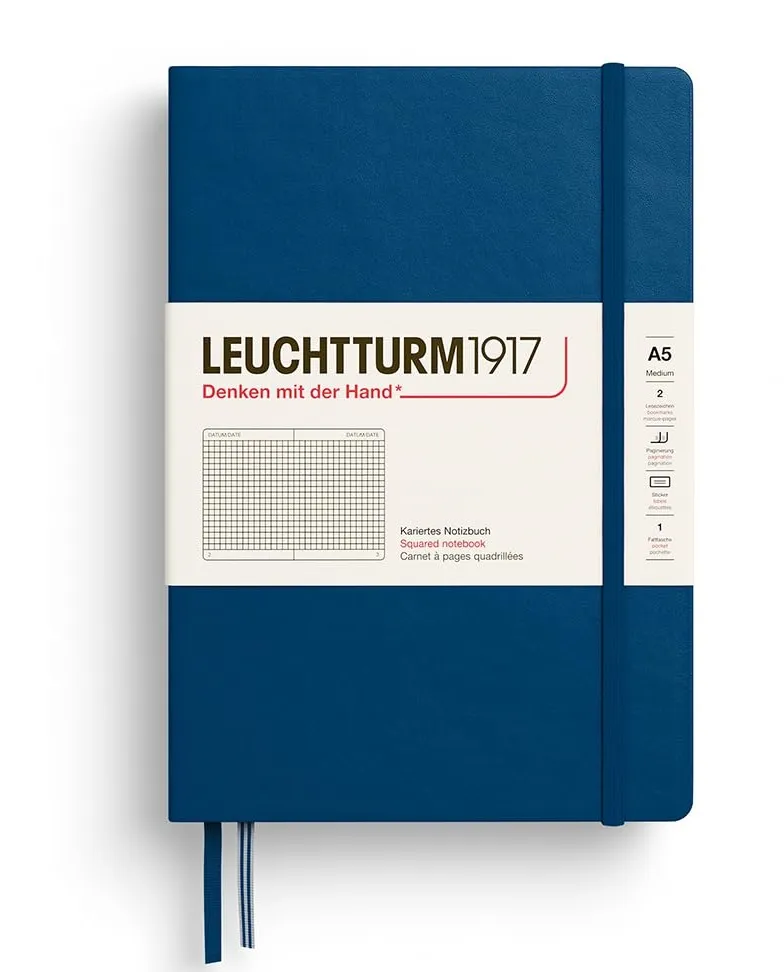 LEUCHTTURM1917 RULED NOTEBOOK-A5(251) - INDIGO
