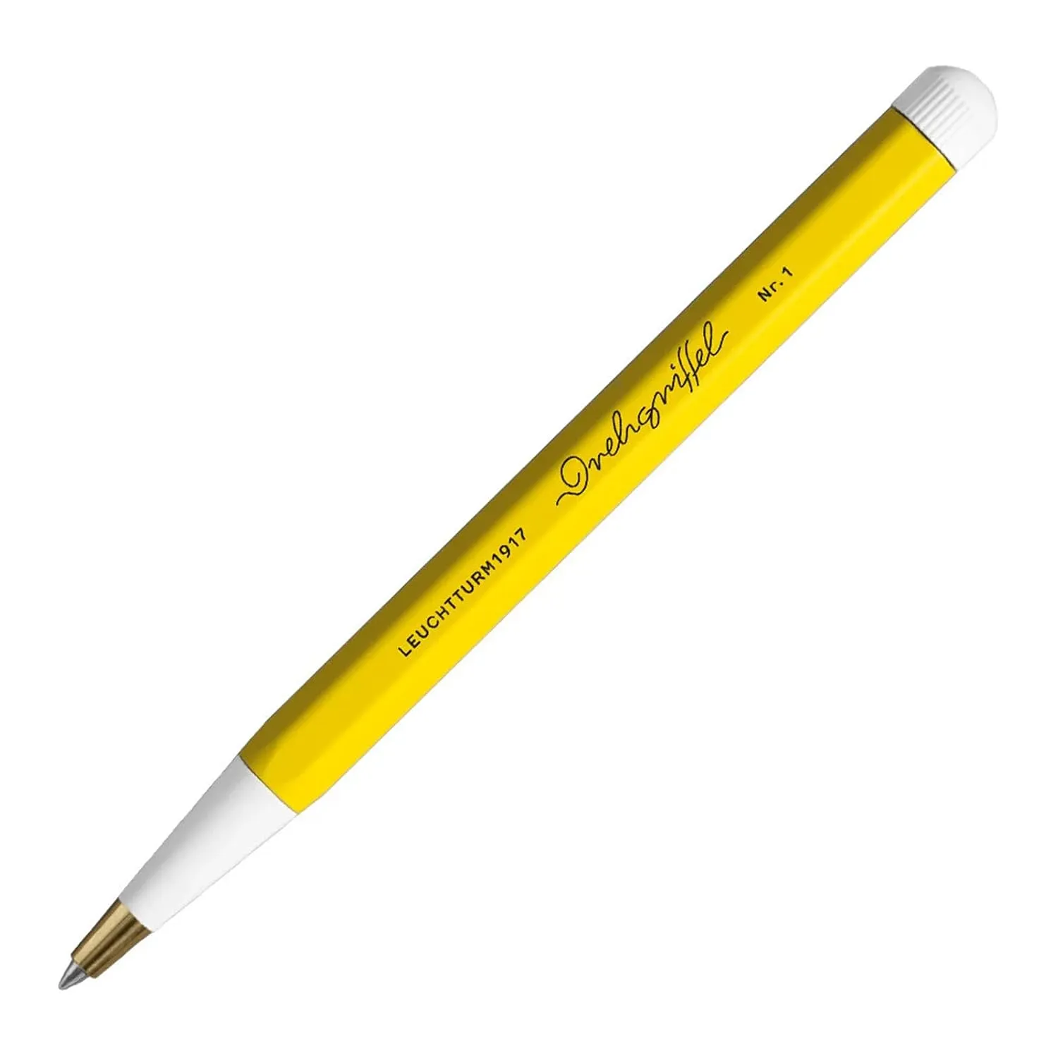 LEUCHTTURM1917 Ball Point Pen with Royal Blue Ink  Lemon Yellow