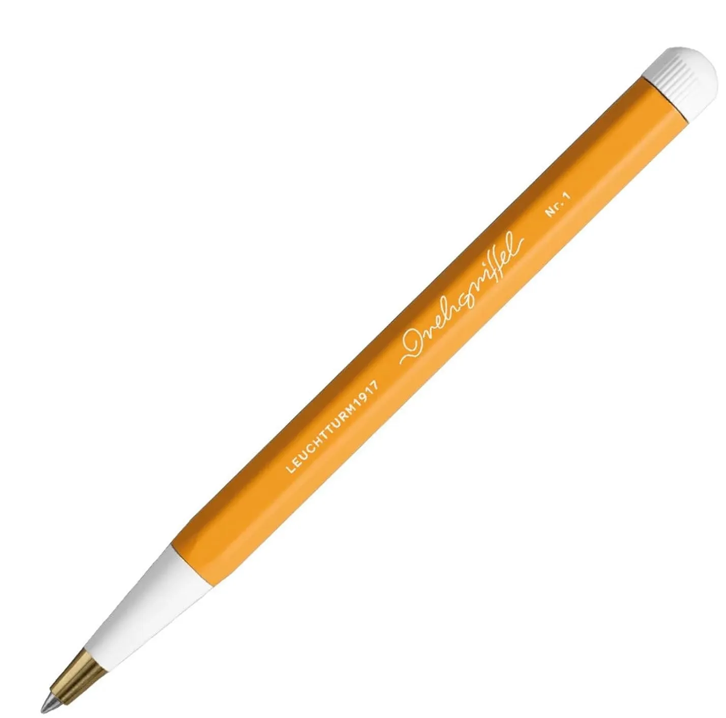 LEUCHTTURM1917 Ball Point Pen with Royal Blue Ink Rising Sun Orange | Twist Mechanism
