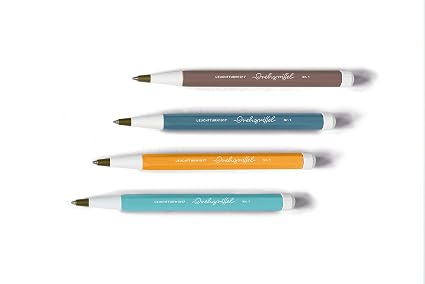 LEUCHTTURM1917 Ball Point Pen with Royal Blue Ink Rising Sun Orange | Twist Mechanism