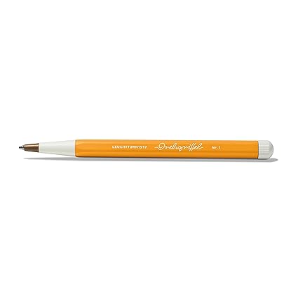 LEUCHTTURM1917 Ball Point Pen with Royal Blue Ink Rising Sun Orange | Twist Mechanism