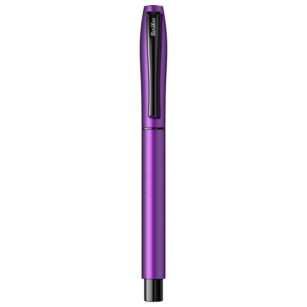 Scrikss Carnival Matte Satin Purple Roller Ball Pen