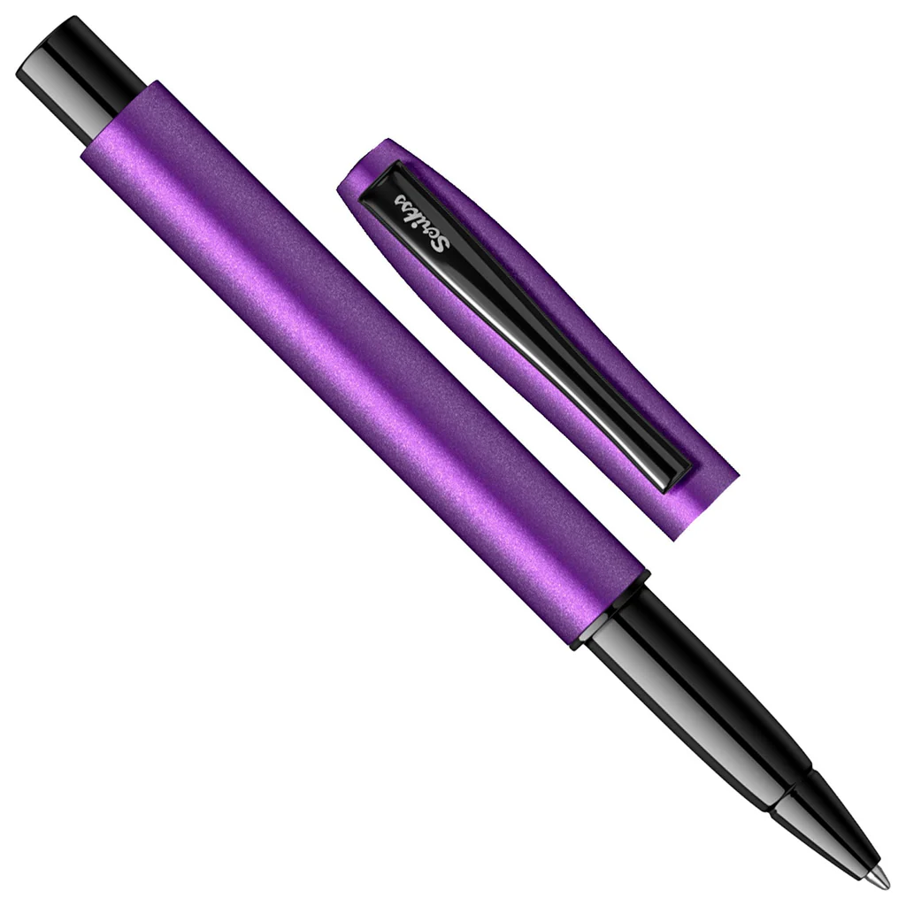 Scrikss Carnival Matte Satin Purple Roller Ball Pen