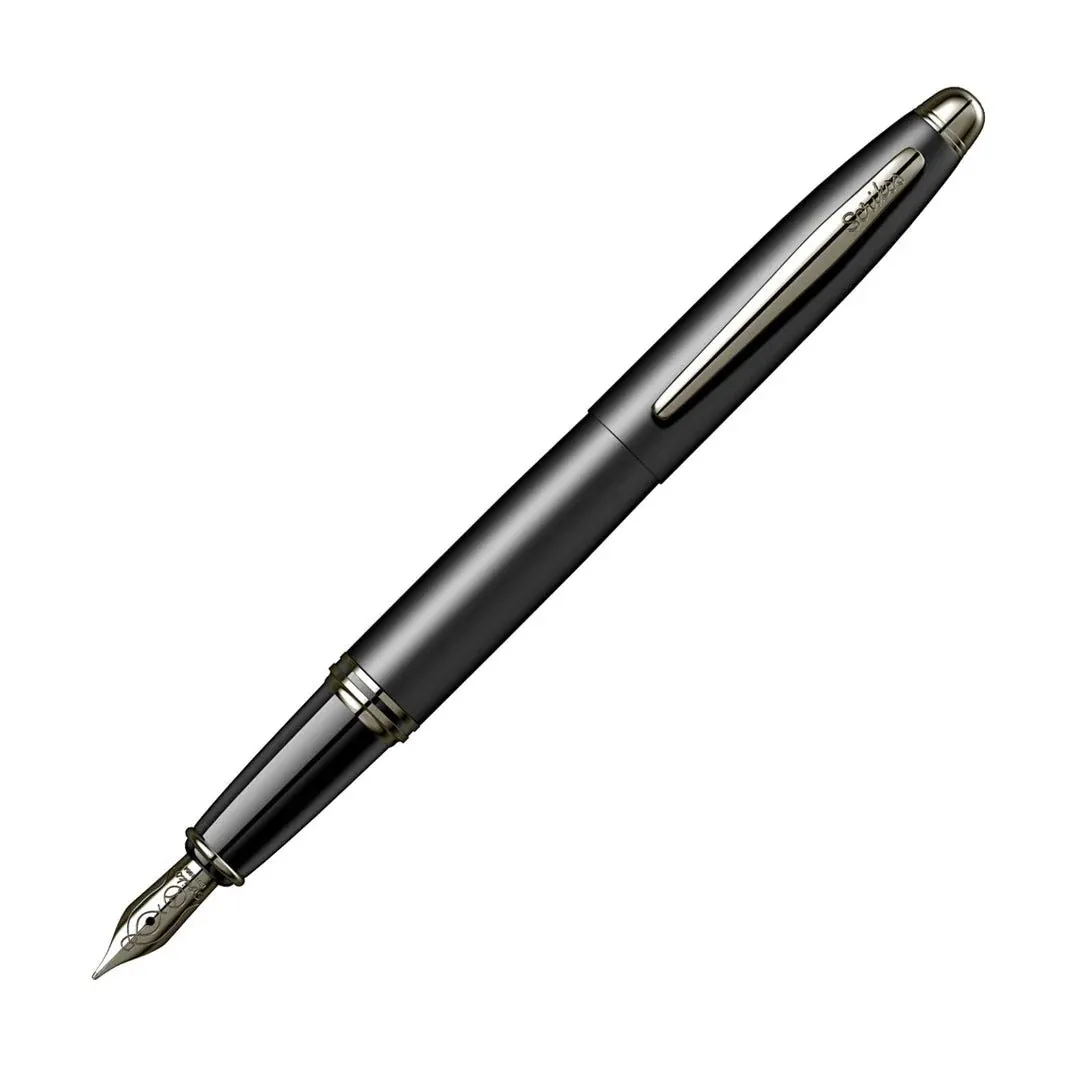 Scrikss Knight 88 Medium Nib Fountain Pen - Matte Black