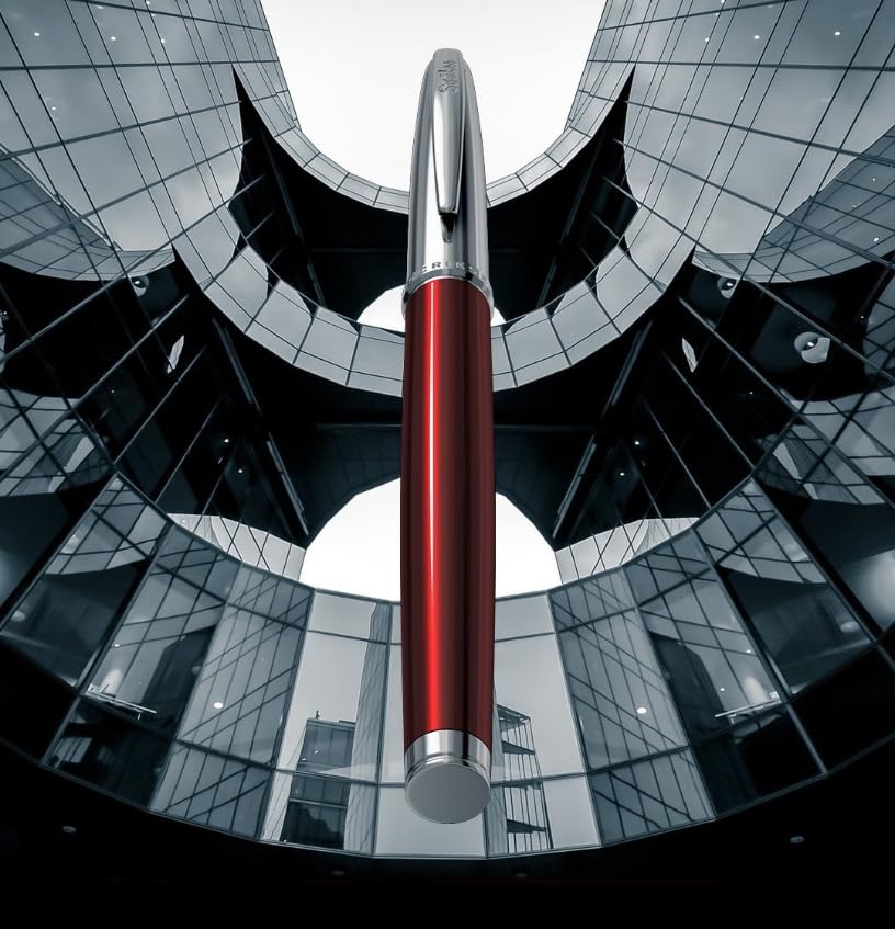 Scrikss Metropolis 78  Fountain Pen - Burgundy CT