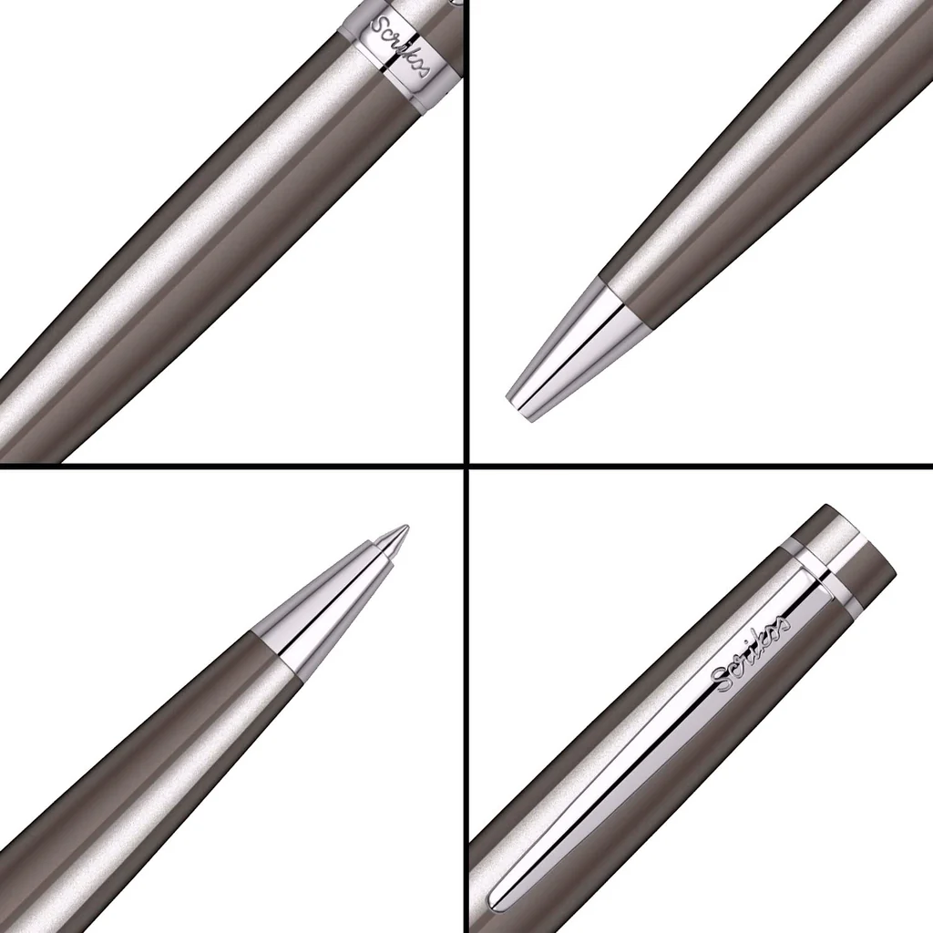 Scrikss Honour 38 Smoke Grey CT Ballpoint Pen