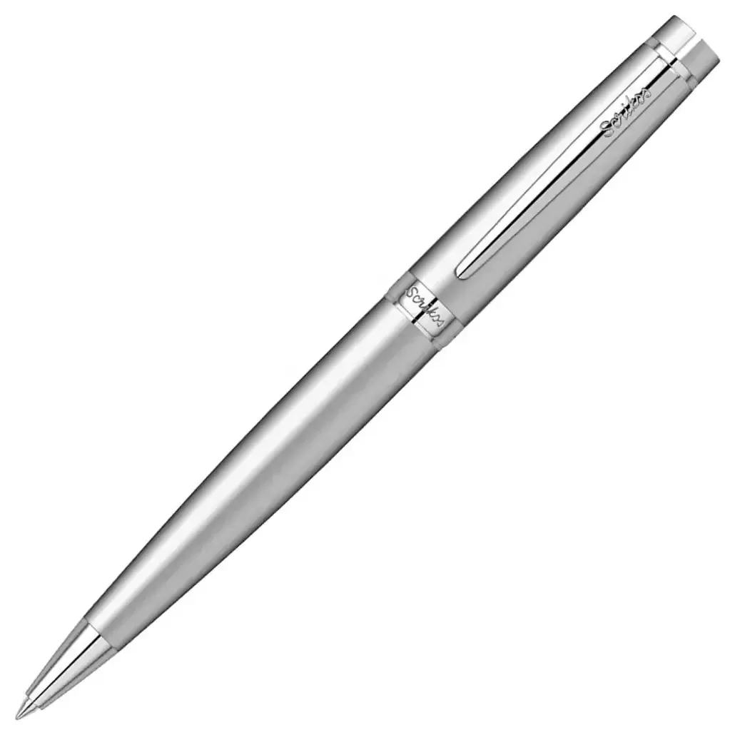 Scrikss Honour 38 Matte Chrome CT Ballpoint Pen