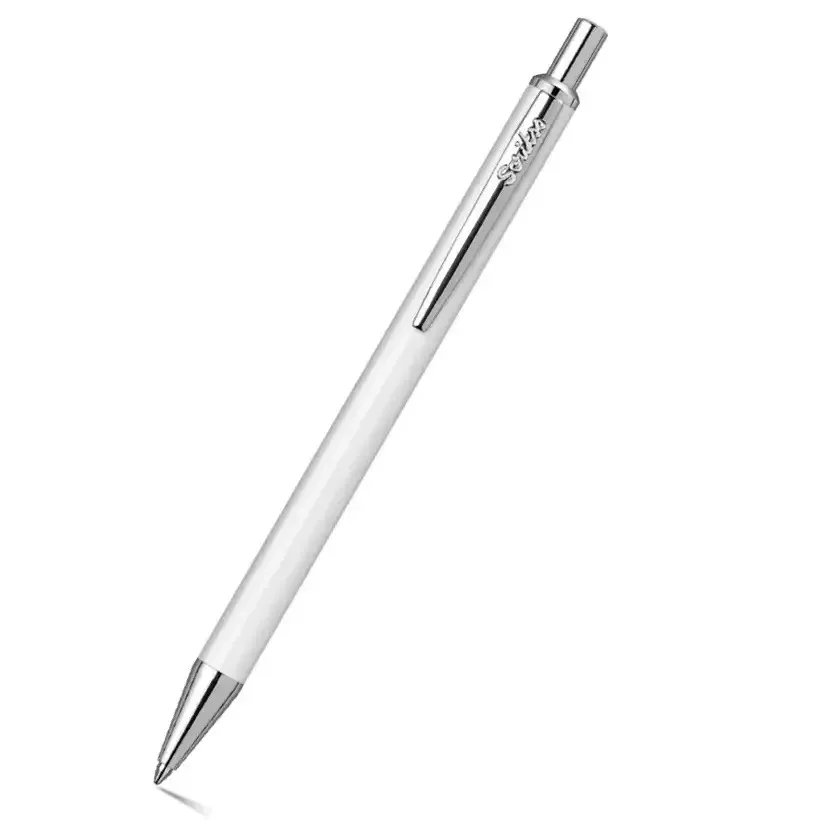 Scrikss Vintage 304 White-CT Ballpoint Pen