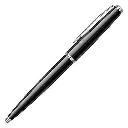Scrikss Ball Point Pen Black ABS Body Click Mechanism Vintage 33
