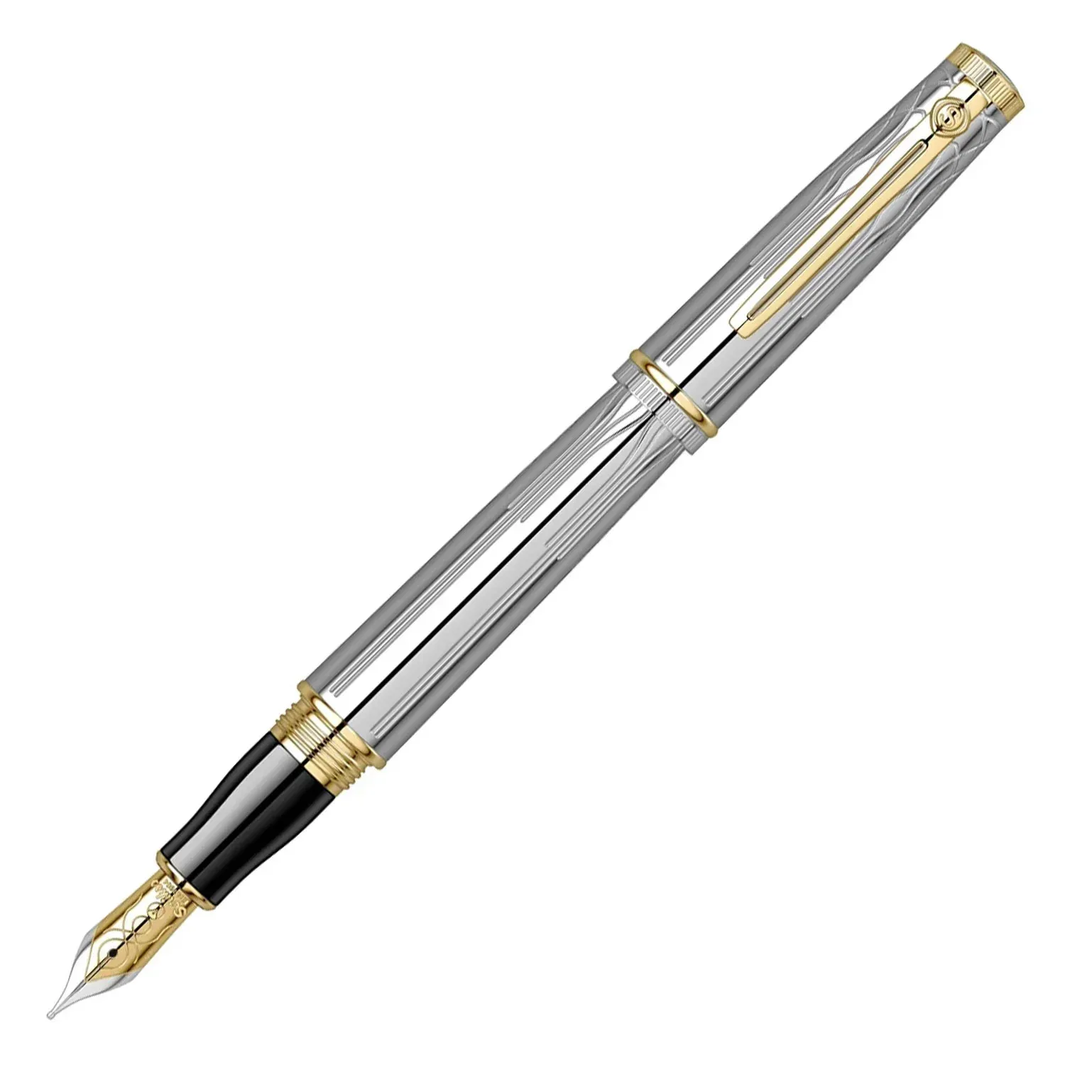 Scrikss Heritage Fountain Pen Chrome Gold - 50th Year Anniversary Edition