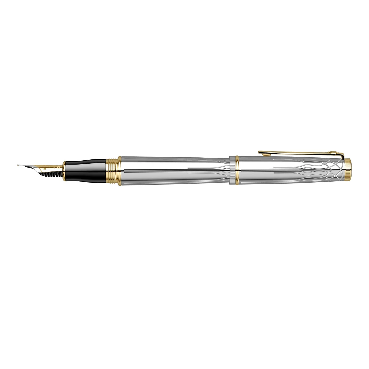 Scrikss Heritage Fountain Pen Chrome Gold - 50th Year Anniversary Edition