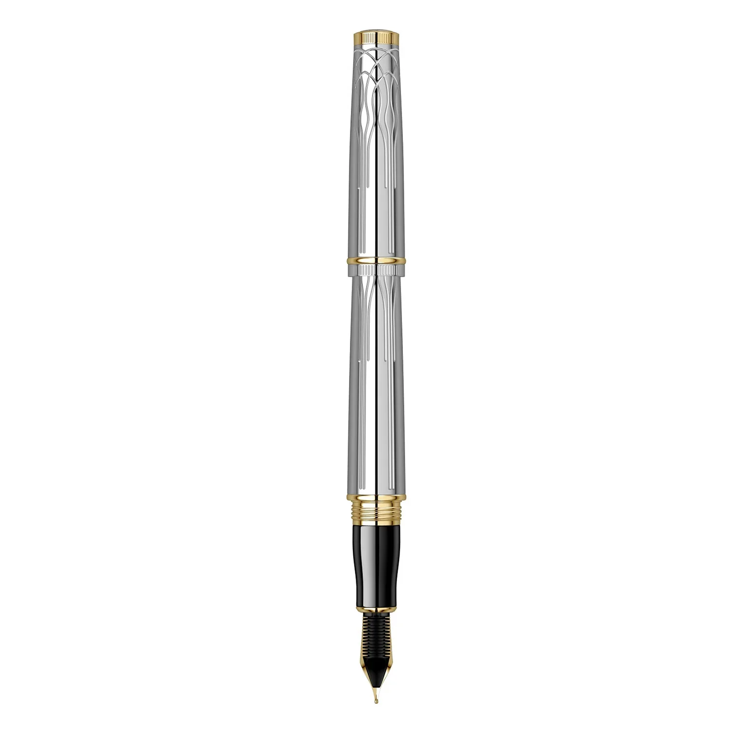 Scrikss Heritage Fountain Pen Chrome Gold - 50th Year Anniversary Edition