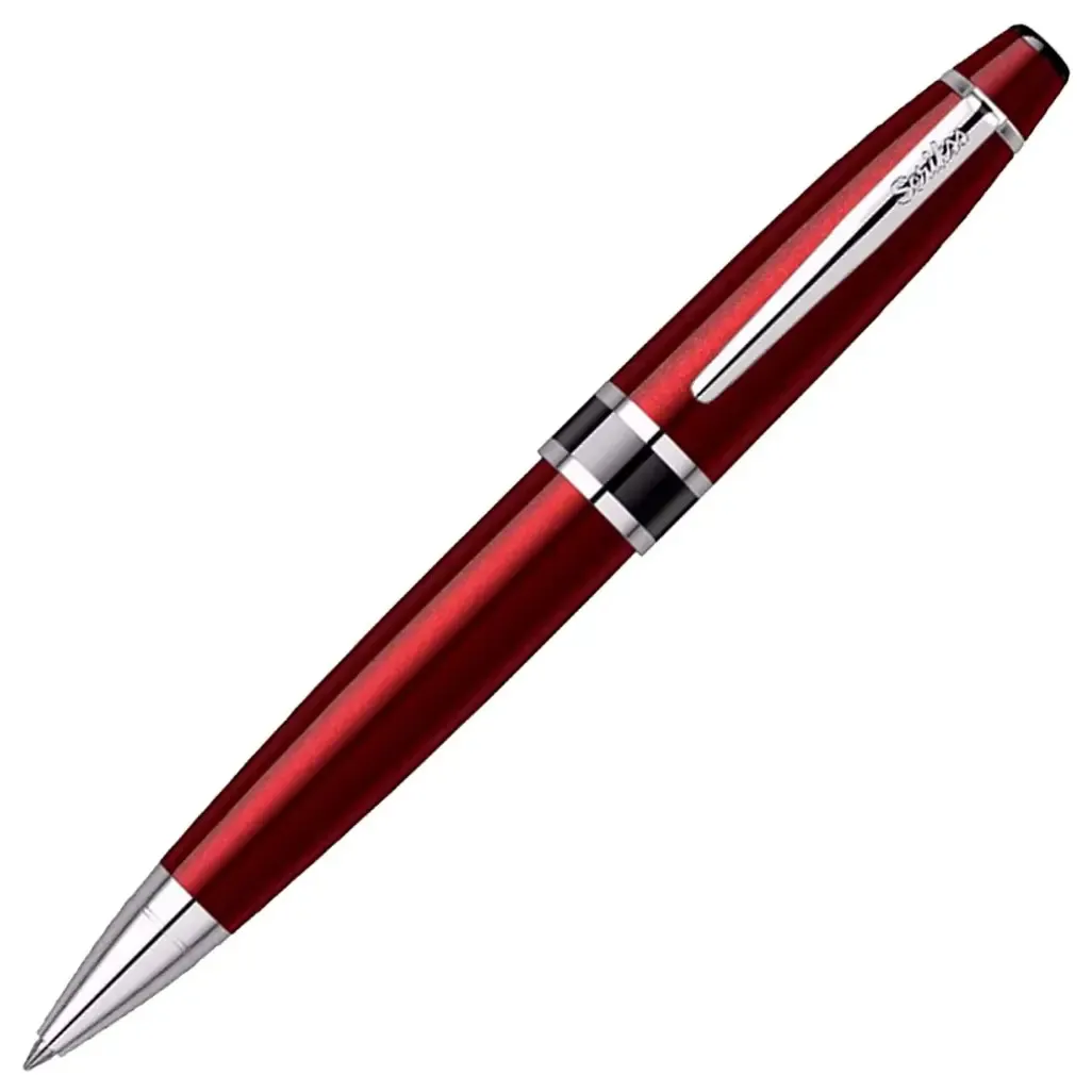 Scrikss Havana 63 Glossy Burgundy CT Ballpoint Pen