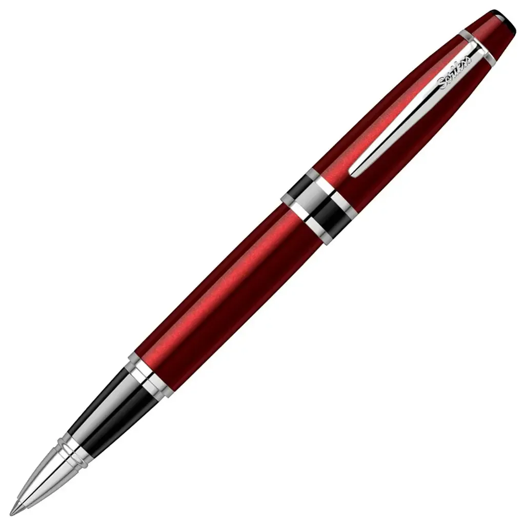 Scrikss Havana 63 Rollerball Pen - Burgundy CT