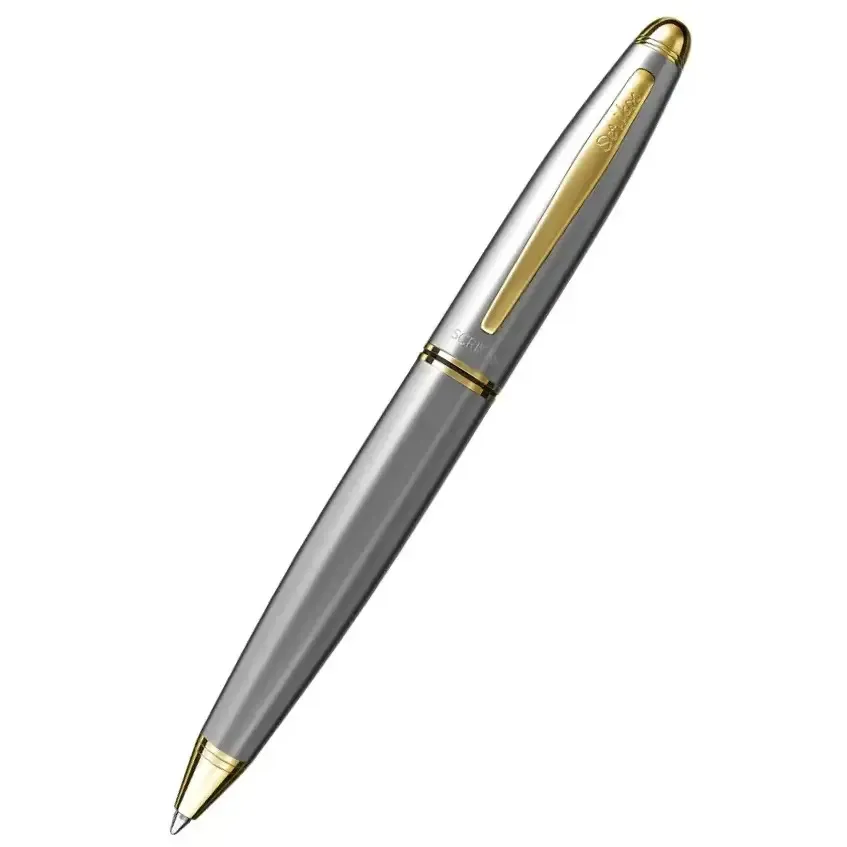 Scrikss Knight Ballpoint Pen - Gold Chrome