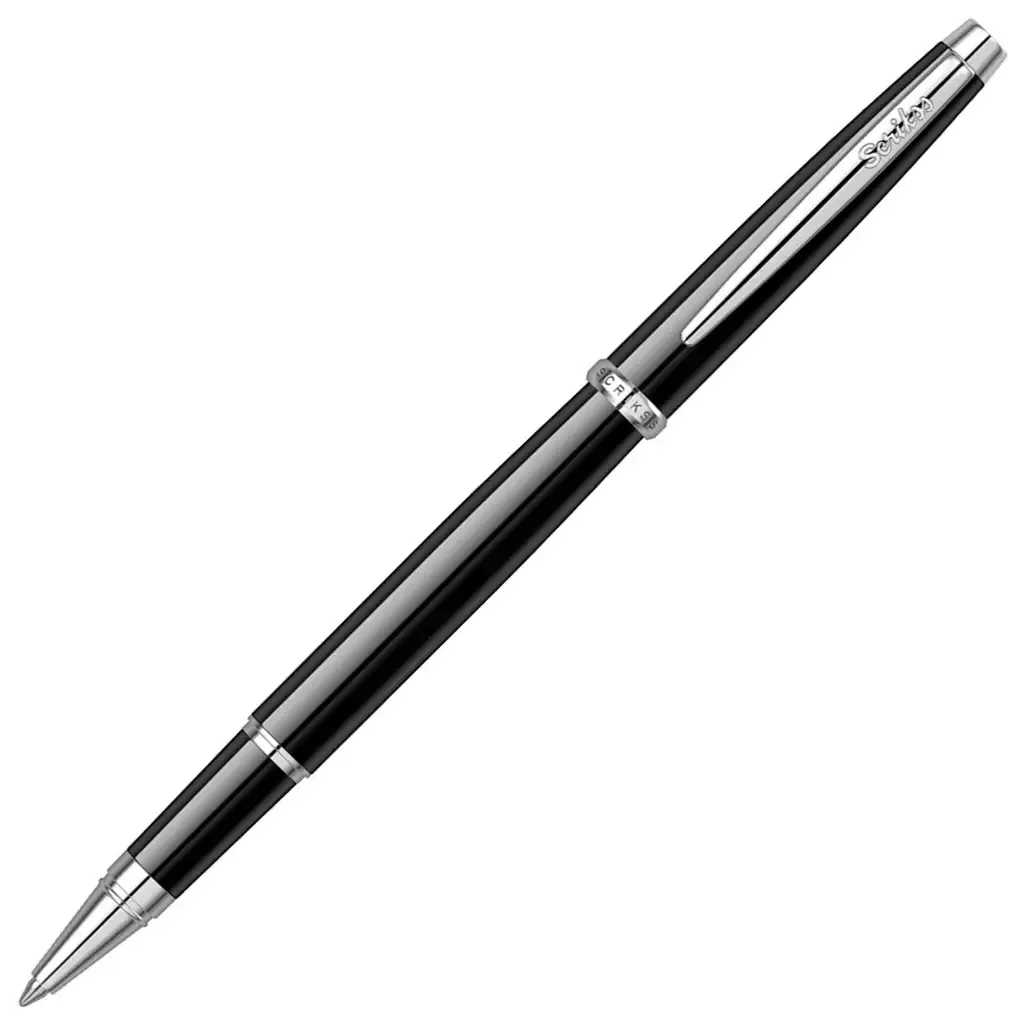 Scrikss Metropolis 800 Black Chrome CT Roller Ball Pen