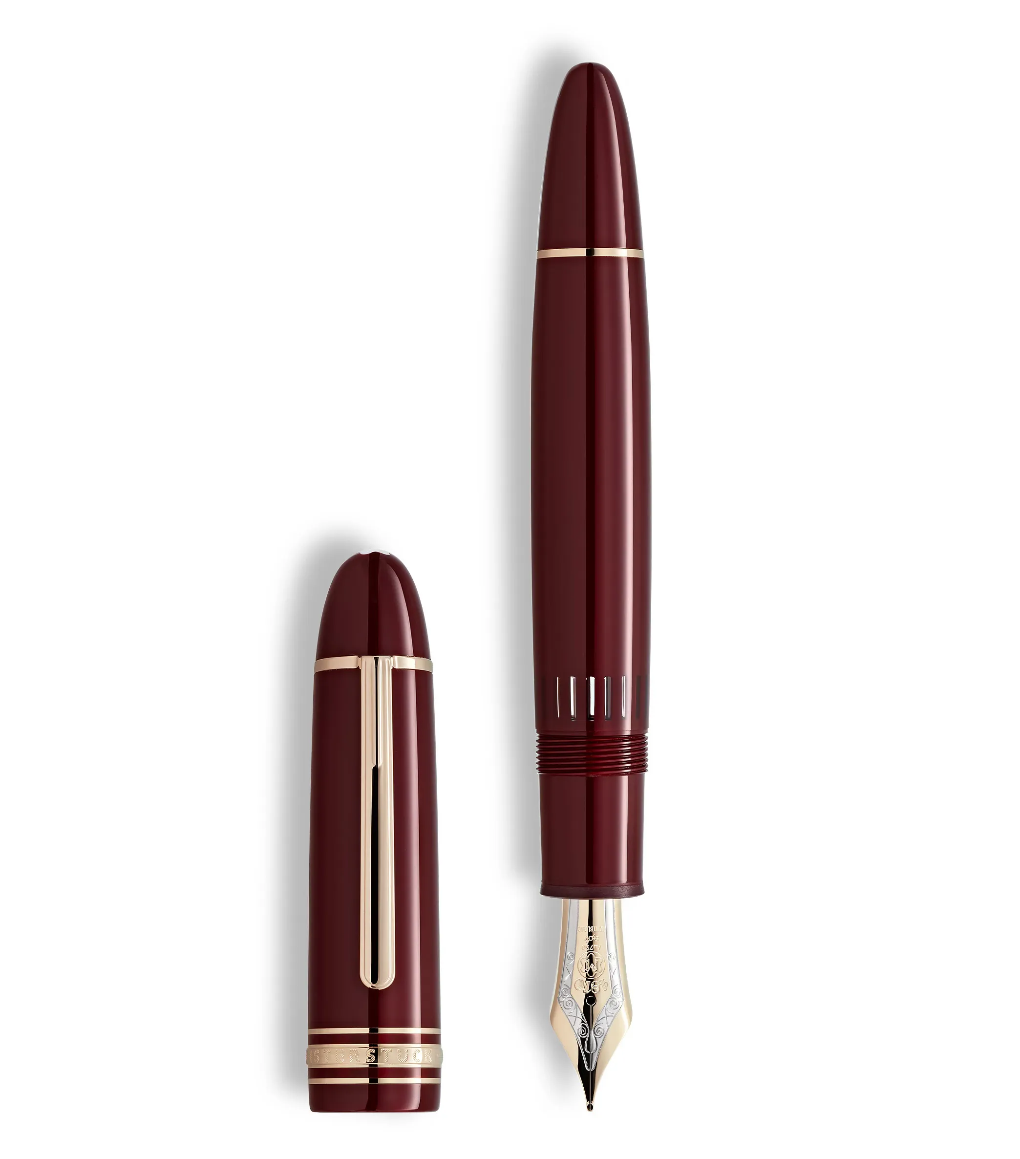 Meisterstück Burgundy Red Fountain Pen fine