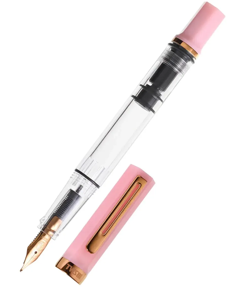 TWSBI ECO Fountain Pen - Pink Lemonade - Bronze Trim Fine