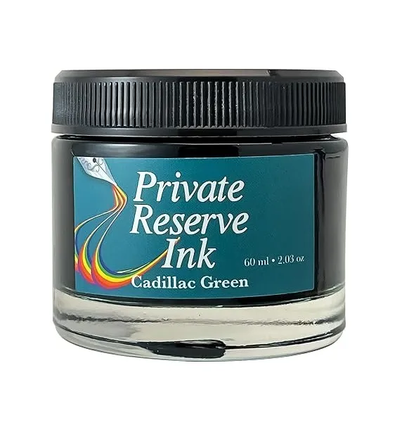 Private Reserve Cadillac Green Ink Bottle 60ml