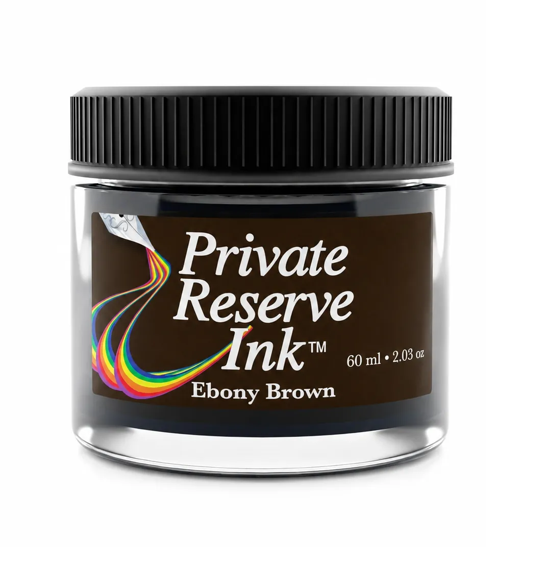 Private Reserve 60ml Bottle Fountain Pen Ink, Ebony Brown