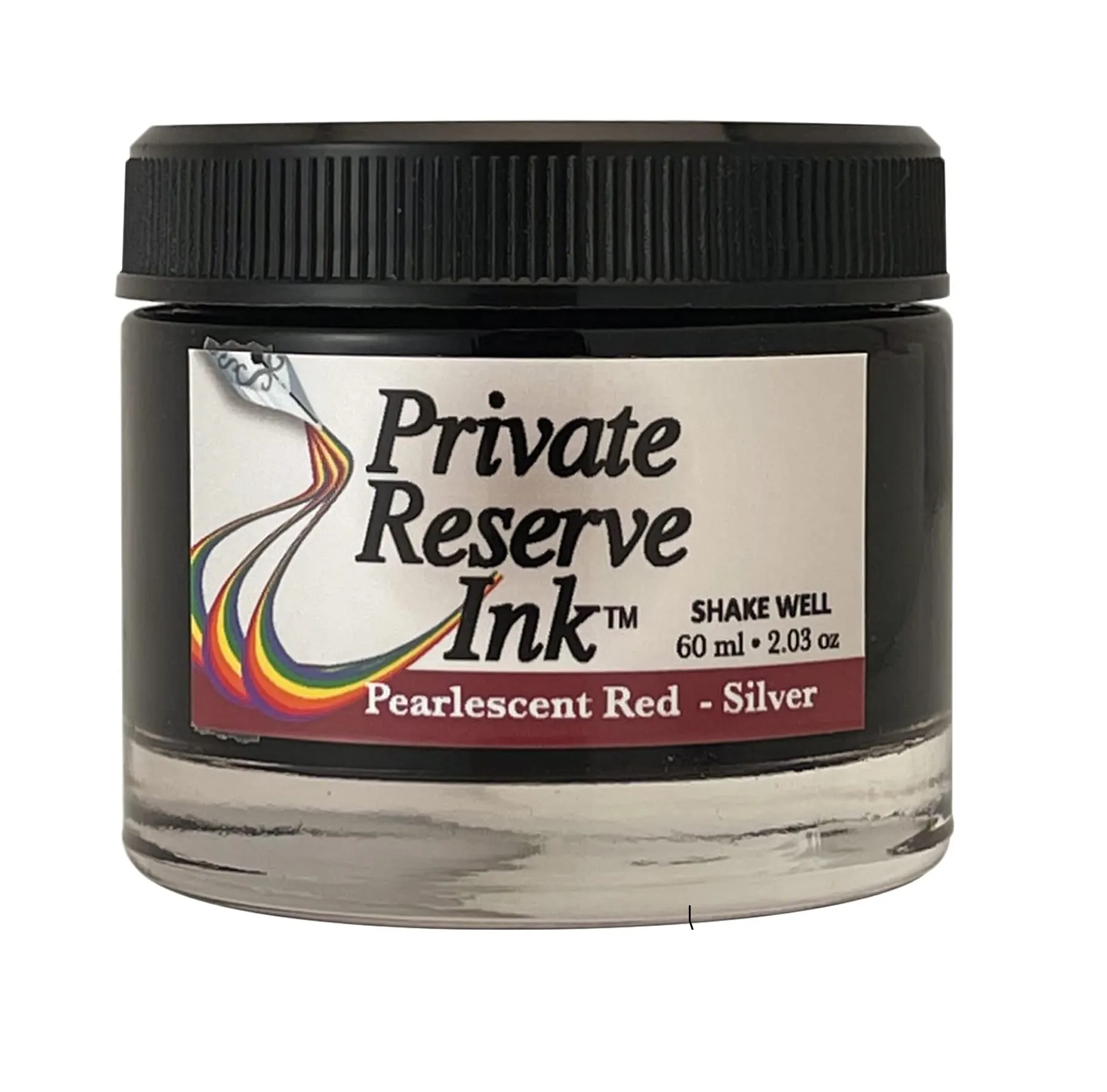 Private Reserve Ink Bottle 60ml - Pearlescent Red-Silver