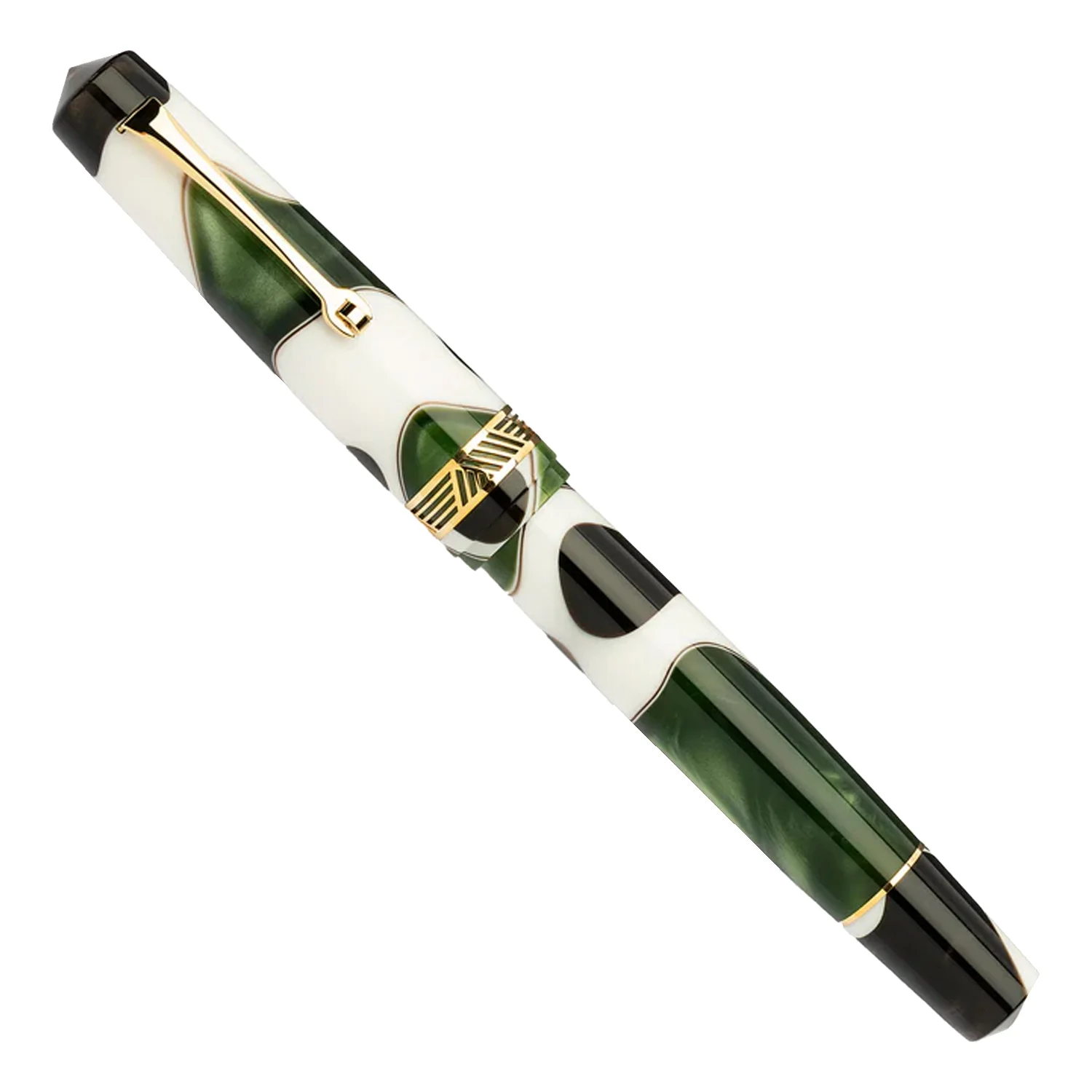 Leonardo Magico Fountain Pen - Foglia Green GT FINE