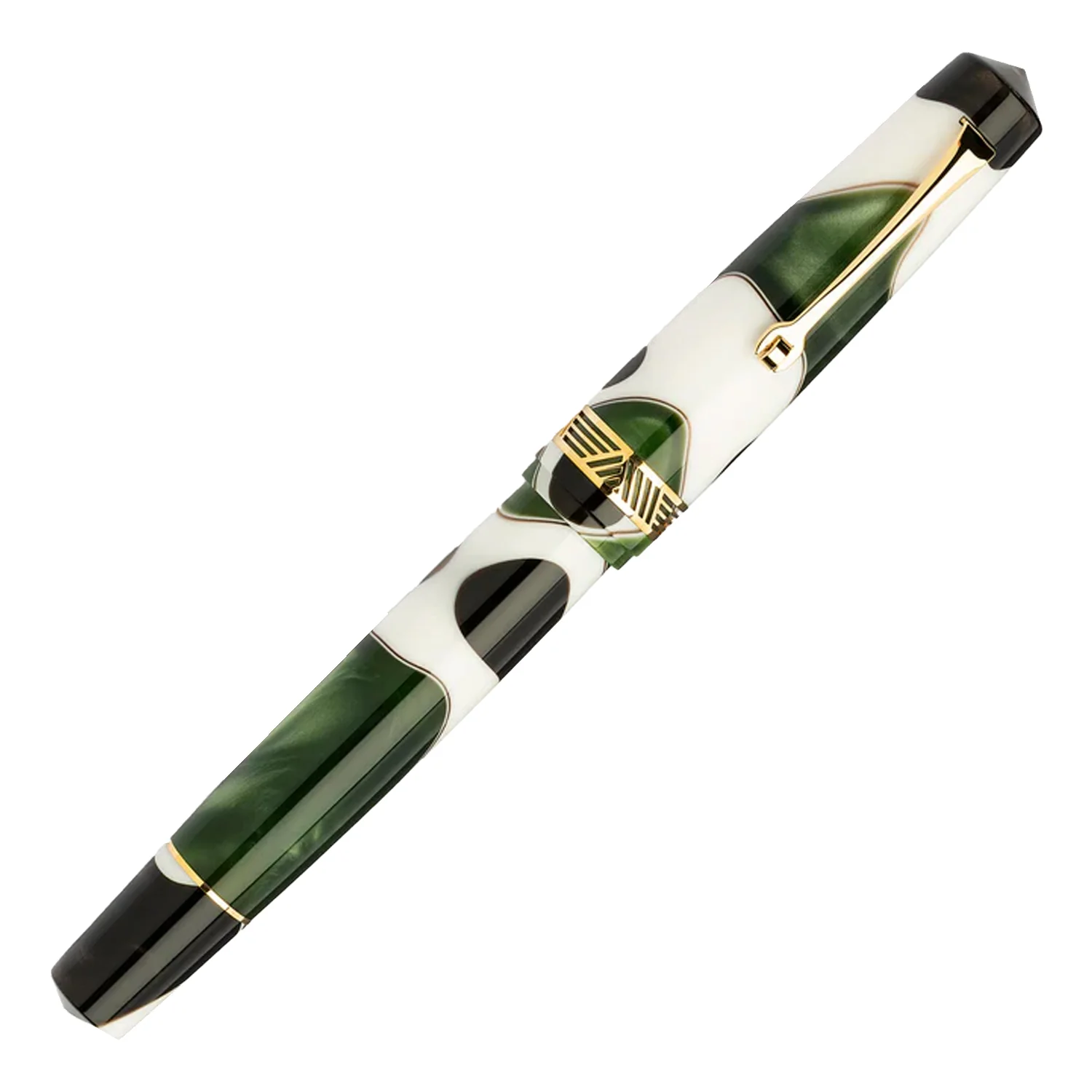 Leonardo Magico Fountain Pen - Foglia Green GT FINE