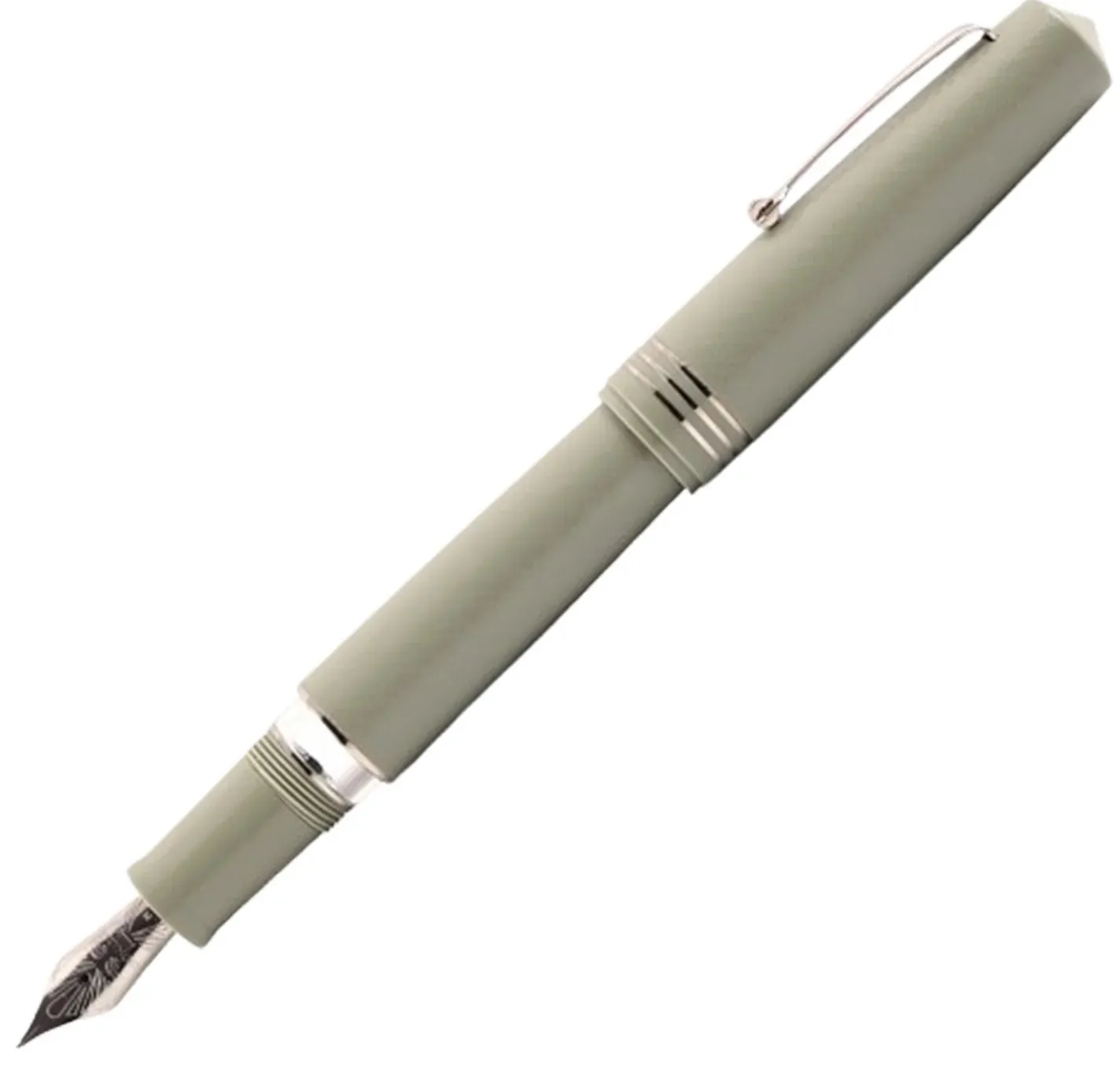 Leonardo MZ Grande 2.0 The Art of Guilloche Fountain Pen - Verdigris CT Broad