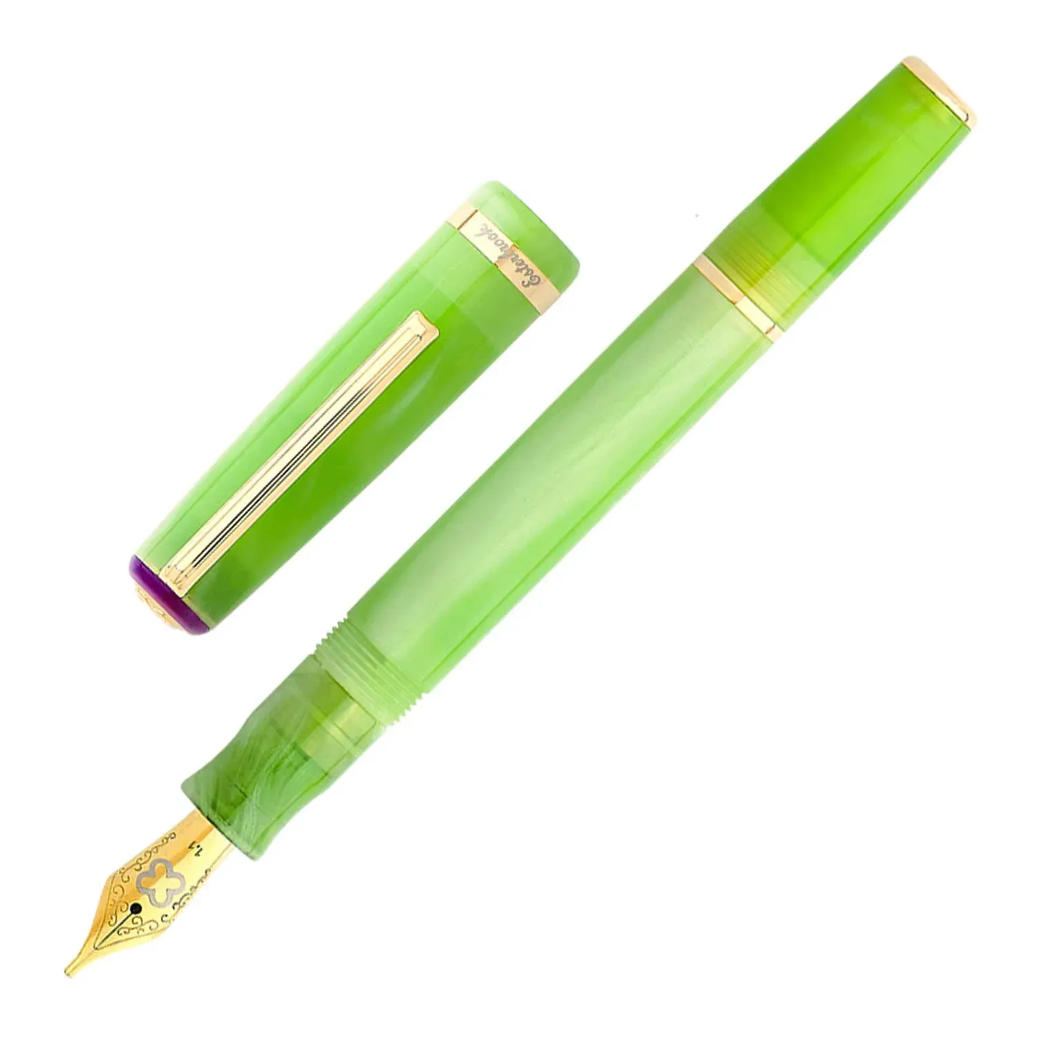 Esterbrook JR Pocket Fountain Pen - Key Lime GT EF