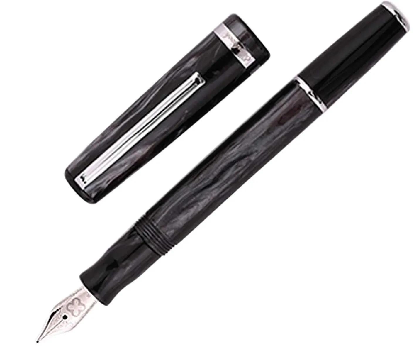 Esterbrook JR Pocket Fountain Pen - Tuxedo Black CT Broad