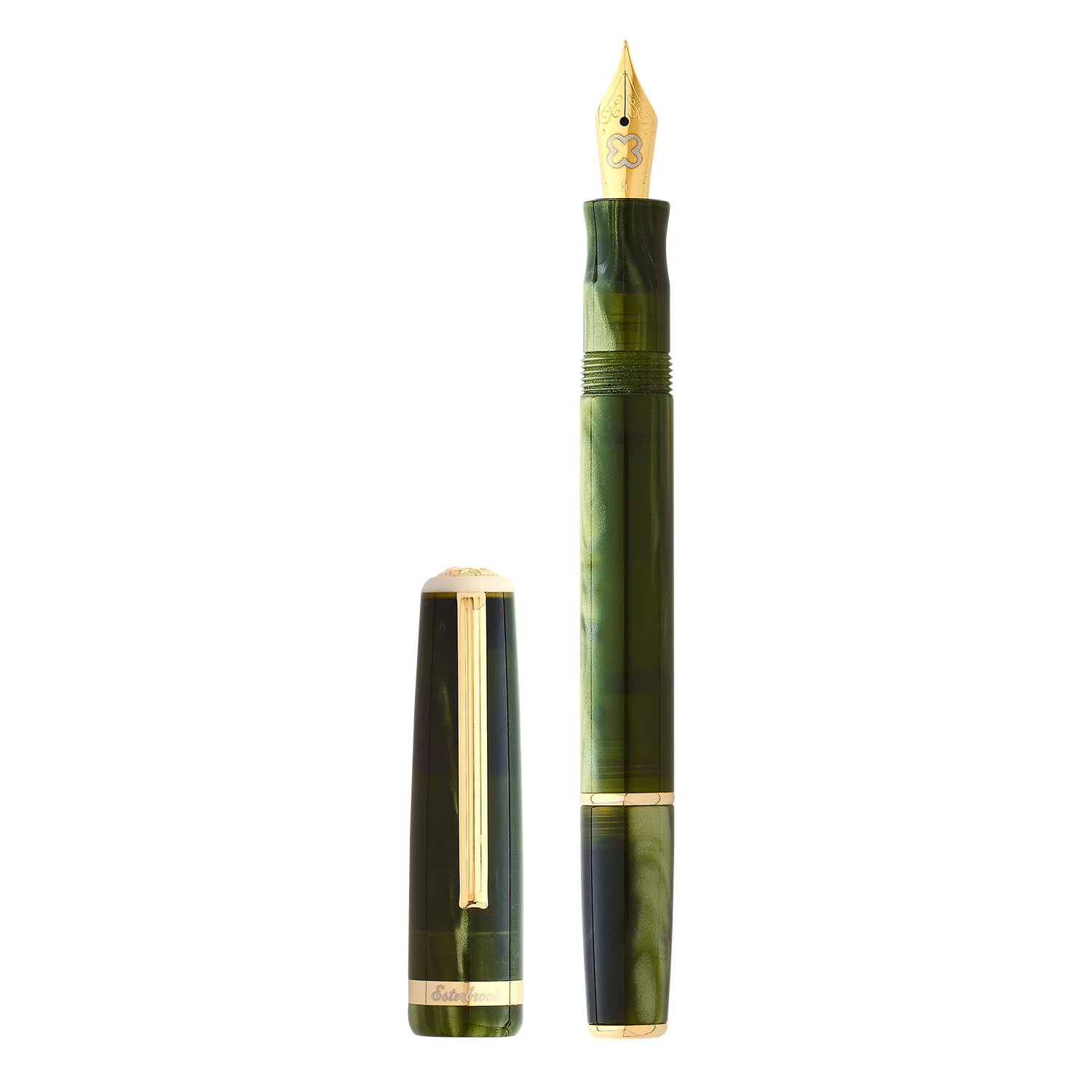 Esterbrook JR Pocket Fountain Pen - Palm Green GT Fine