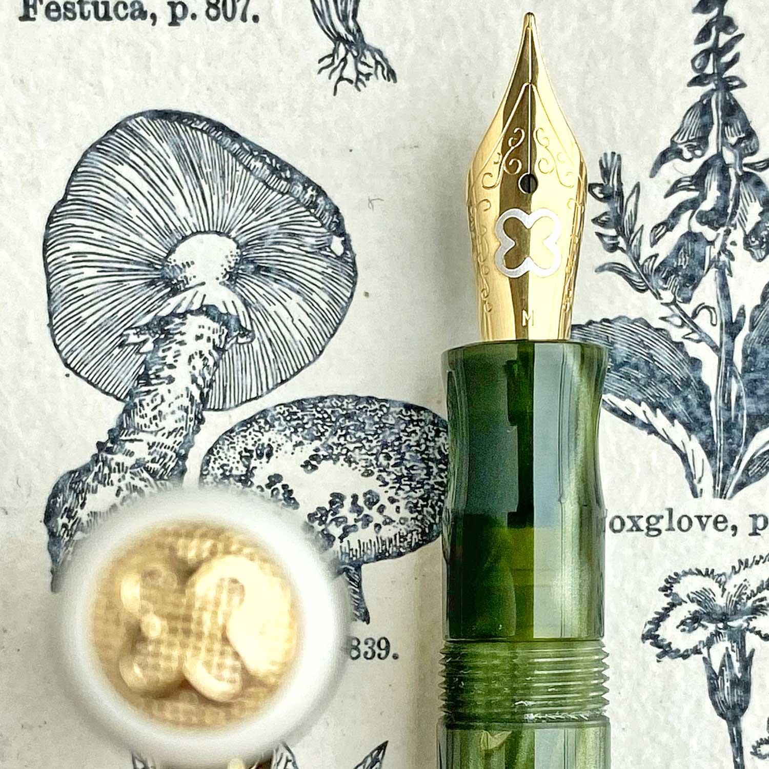 Esterbrook JR Pocket Fountain Pen - Palm Green GT Fine