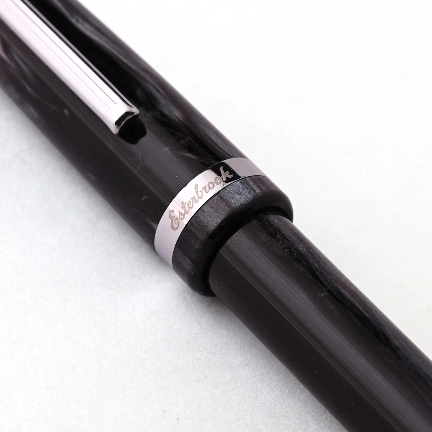 Esterbrook JR Pocket Fountain Pen - Tuxedo Black CT Broad