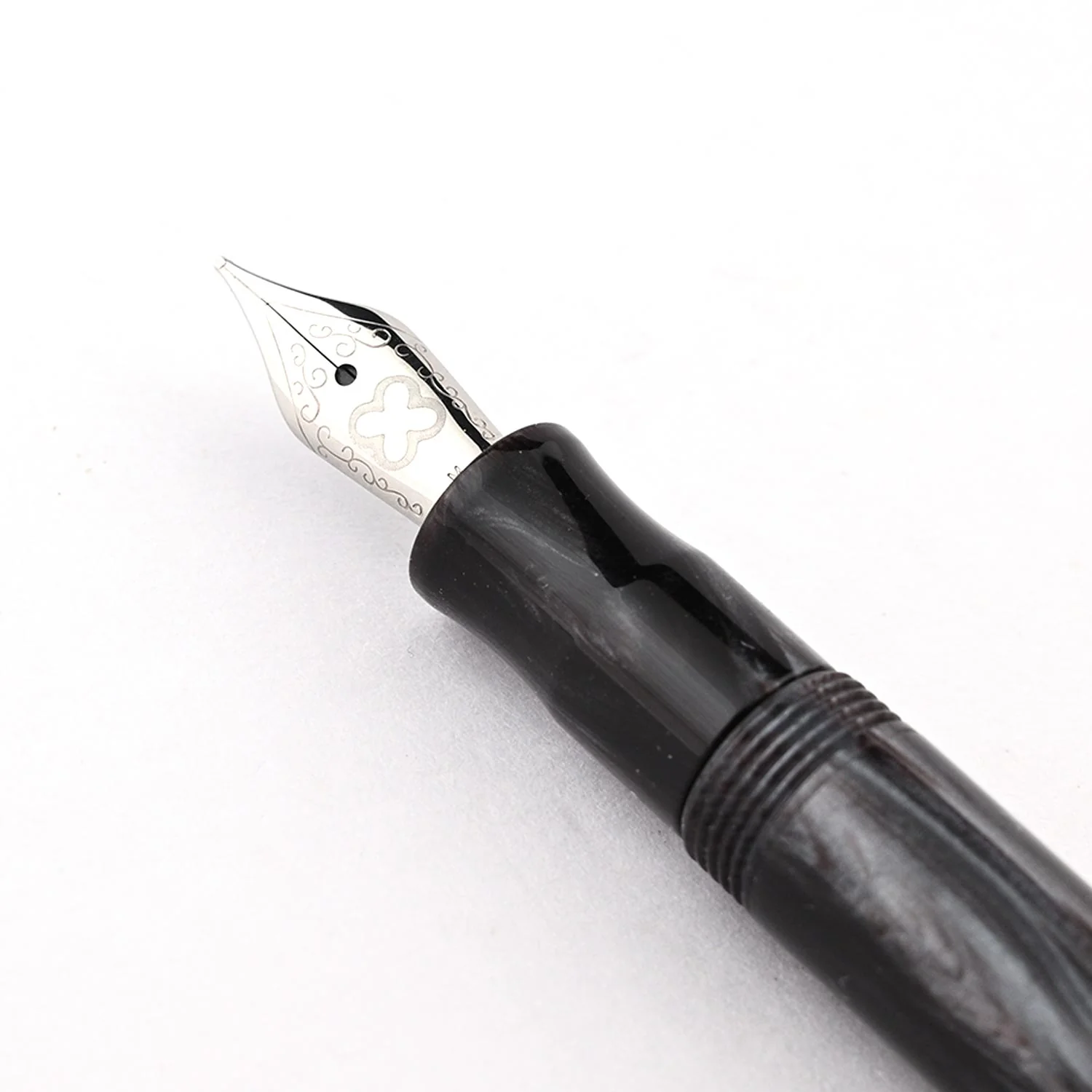 Esterbrook JR Pocket Fountain Pen - Tuxedo Black CT Broad
