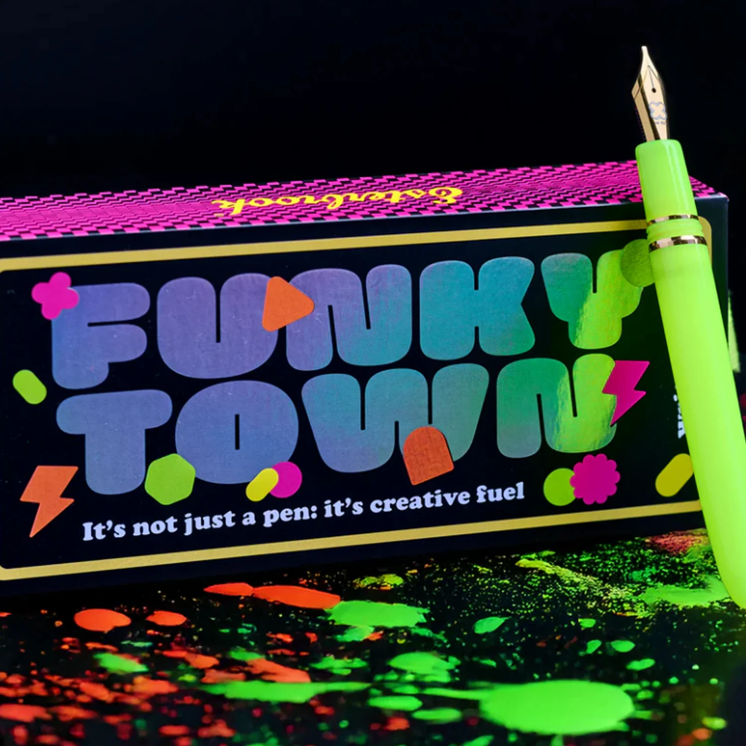 Esterbrook Funky Town Estie Fountain Pen - Green GT Fine