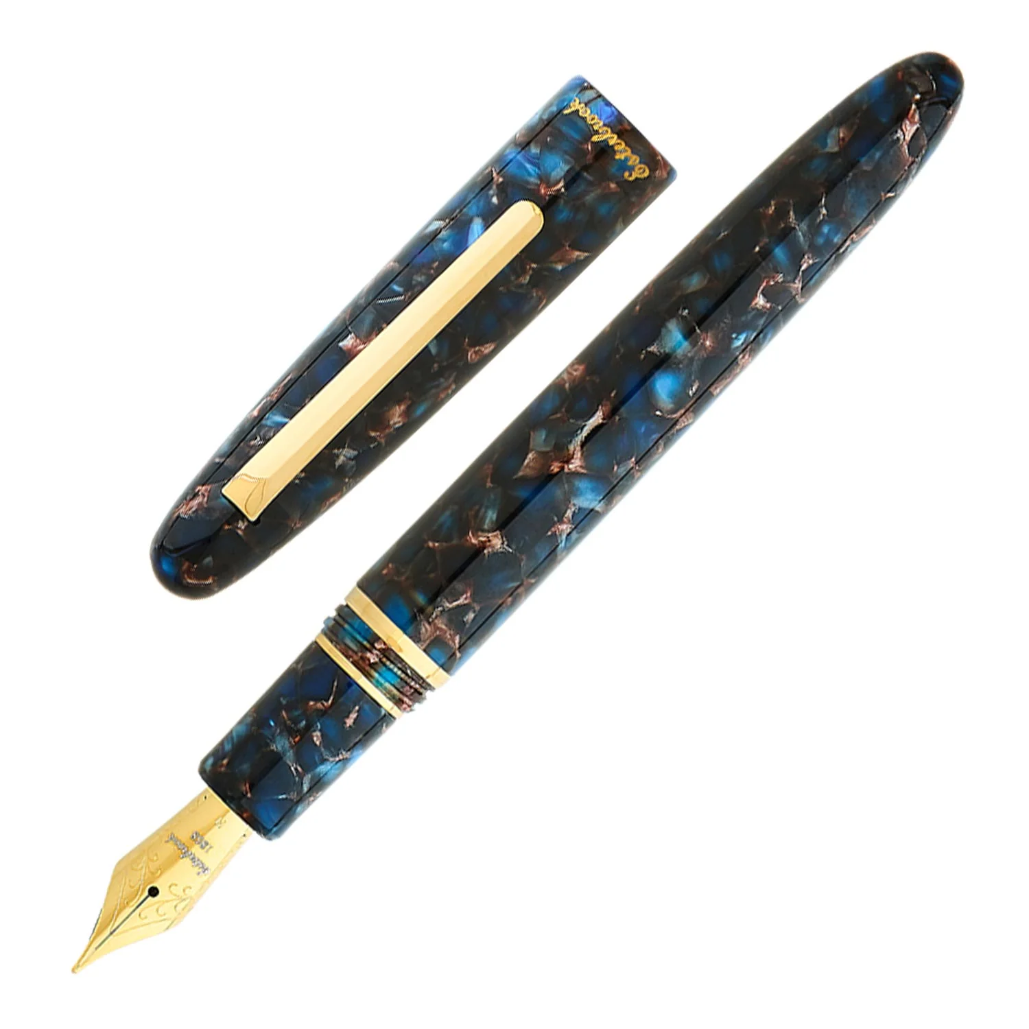 Esterbrook Estie Regular Fountain Pen - Nouveau Blue GT Broad