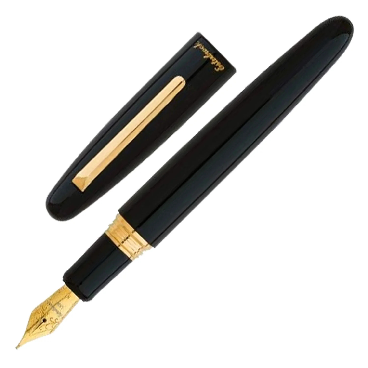 Esterbrook Estie Regular Fountain Pen - Ebony Black GT Fine