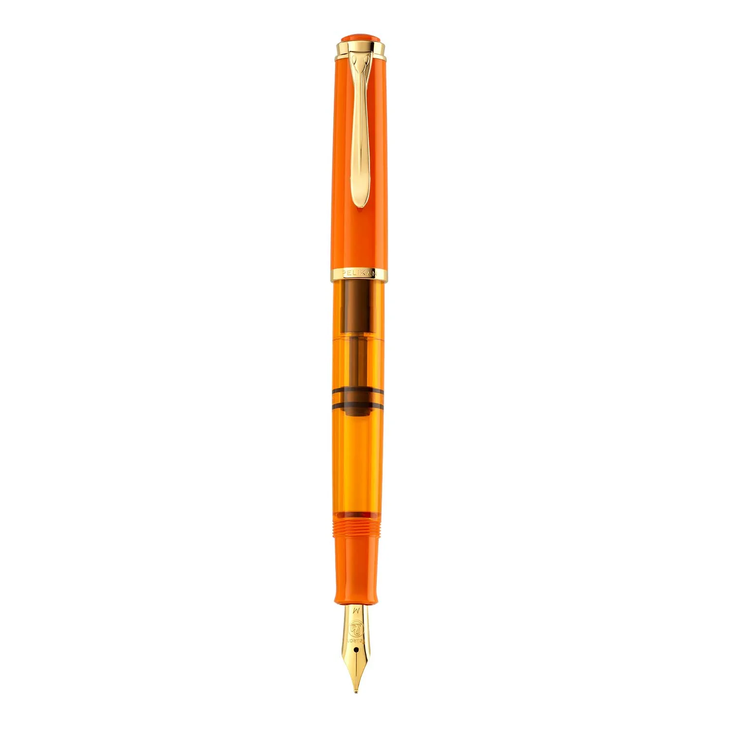 Pelikan M200 Fountain Pen - Orange Delight GT  Broad