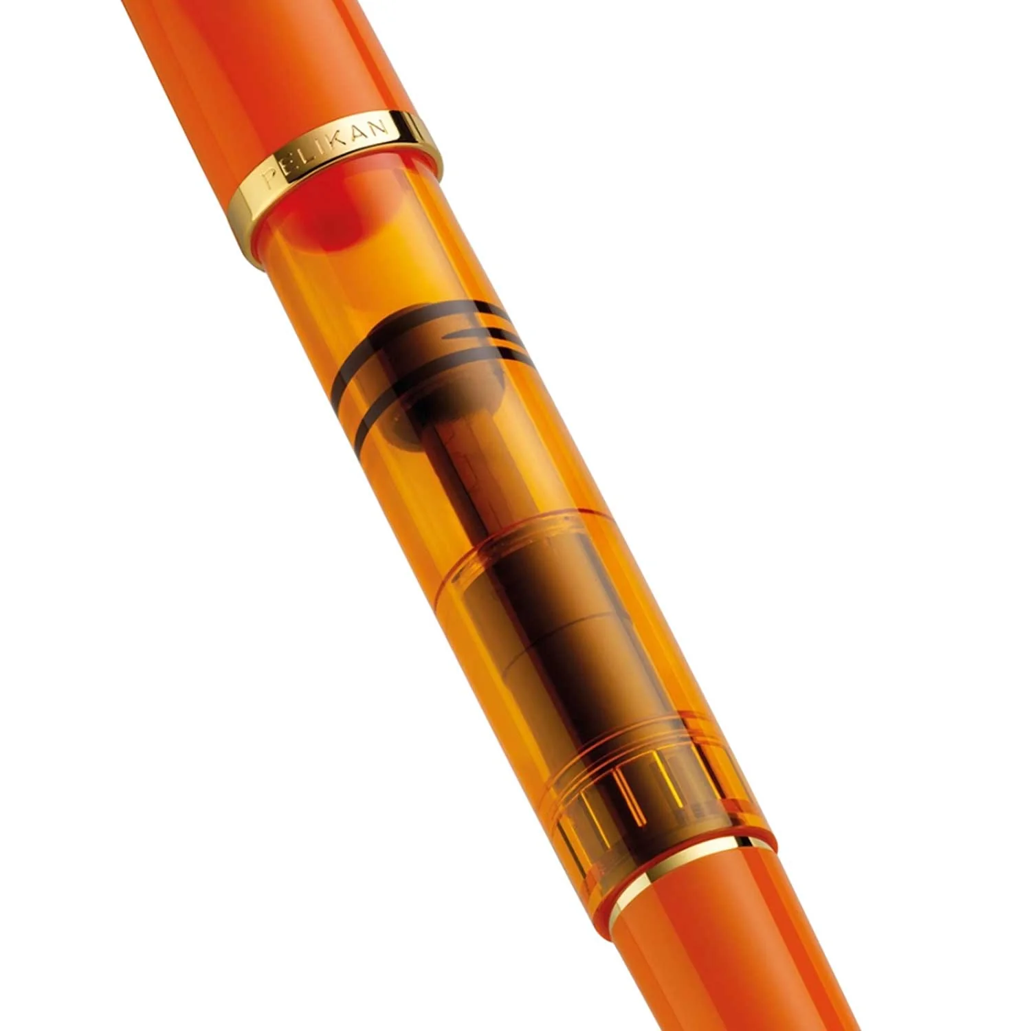 Pelikan M200 Fountain Pen - Orange Delight GT   FINE