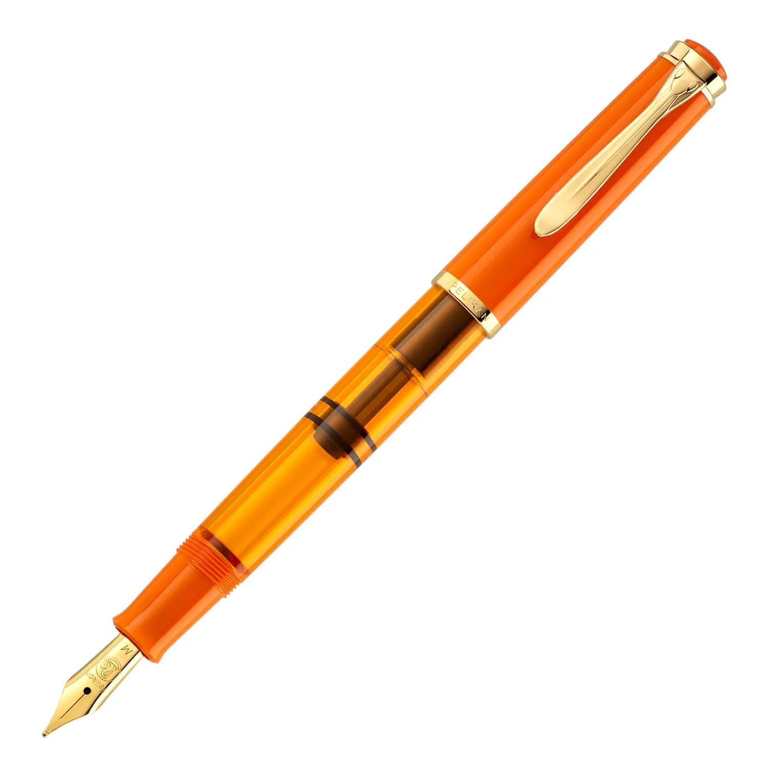 Pelikan M200 Fountain Pen - Orange Delight GT (Special Edition) Extra Fine