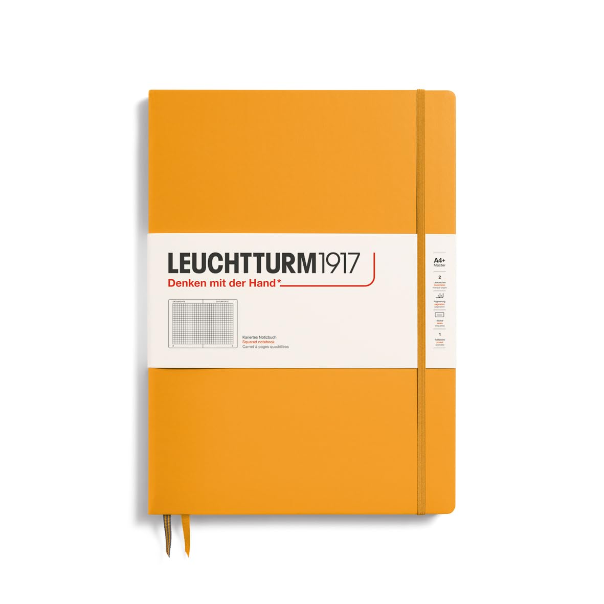 LEUCHTTURM1917 Master A4+ Squared Notebook Rising Sun 123 Pages