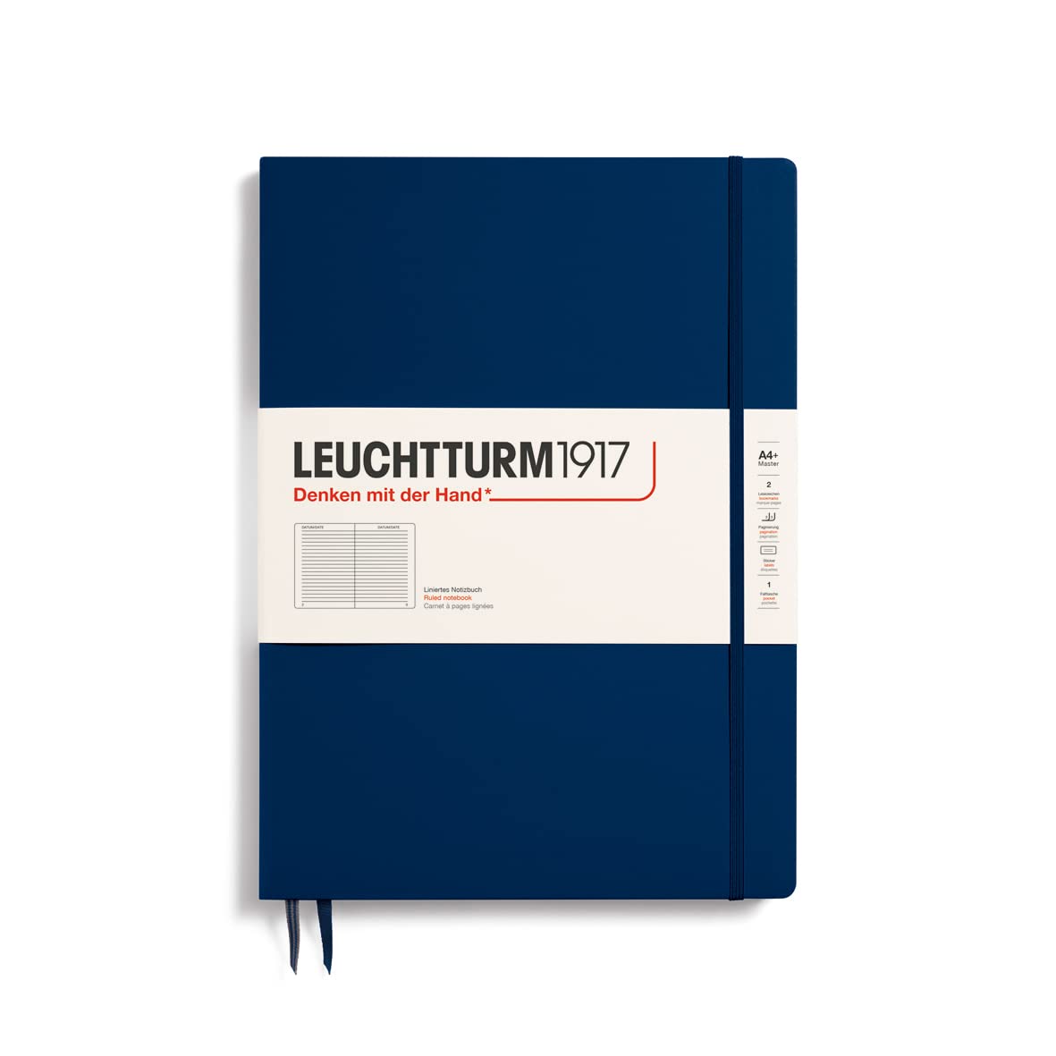 LEUCHTTURM1917 Master A4+ Squared Notebook Navy
