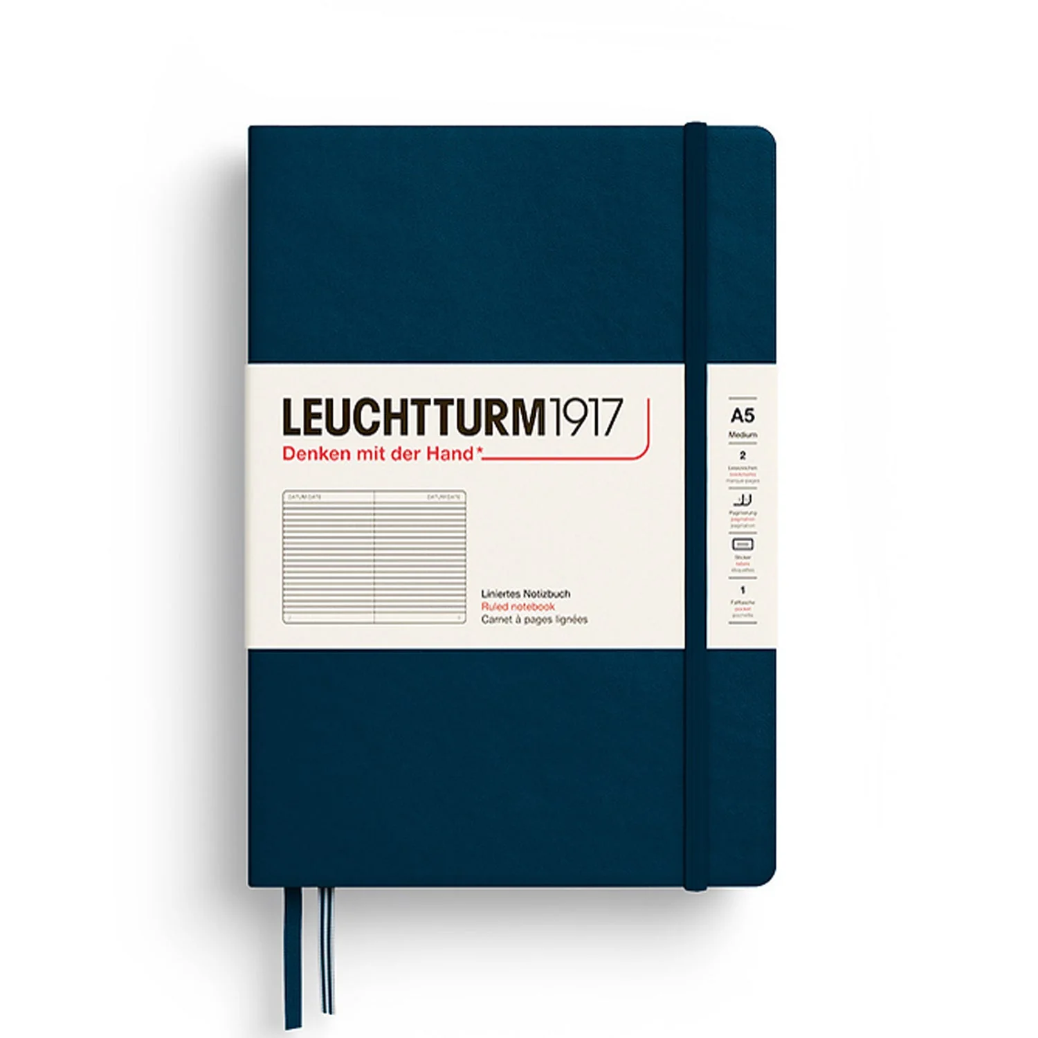 Leuchtturm1917 Deep Sea Hardcover Notebook (A5 - Lined)