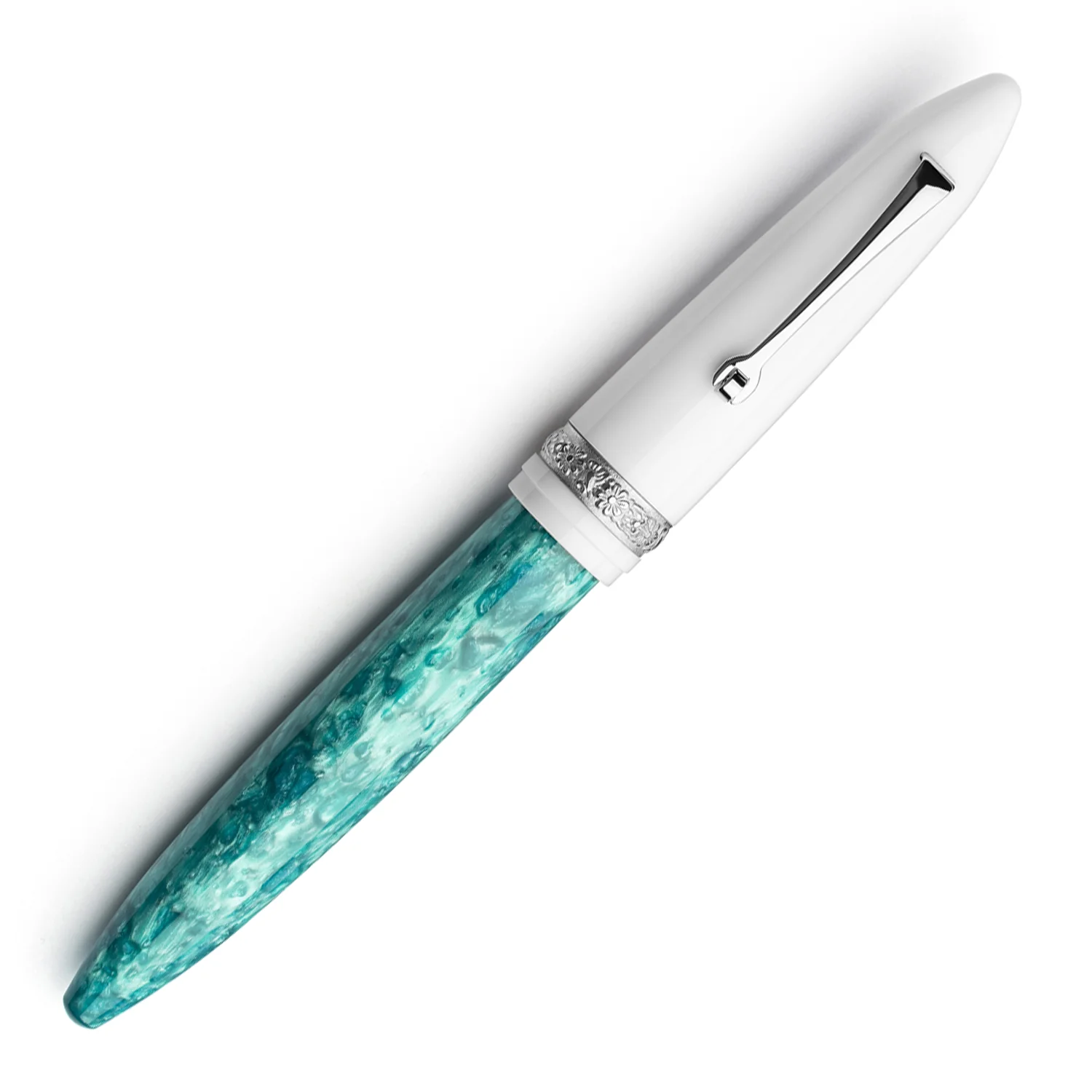 Leonardo x Dolcevita Furore Fountain Pen - Smeralda CT Medium