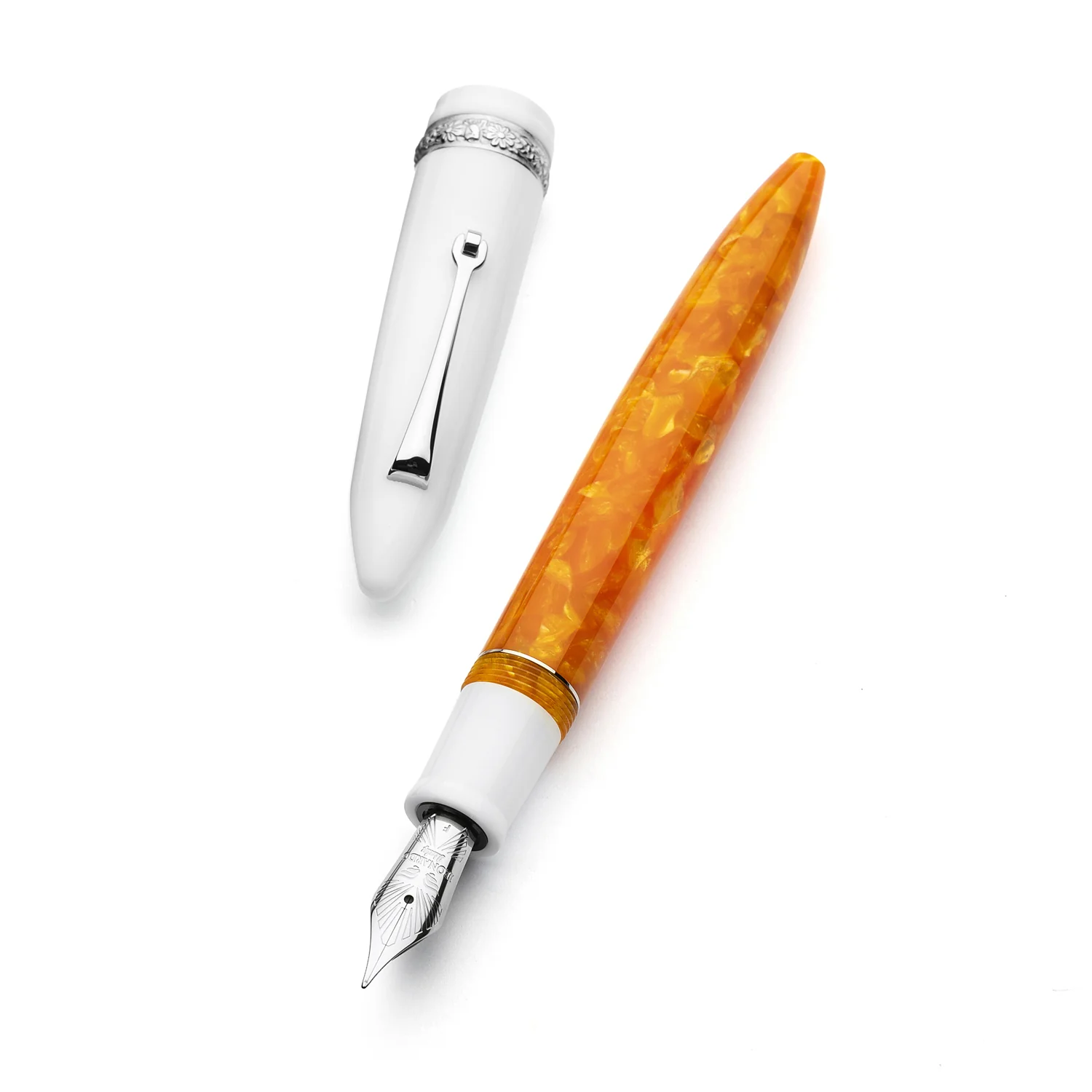 Leonardo x Dolcevita Furore Fountain Pen - Terra Degli Aranci CT FINE