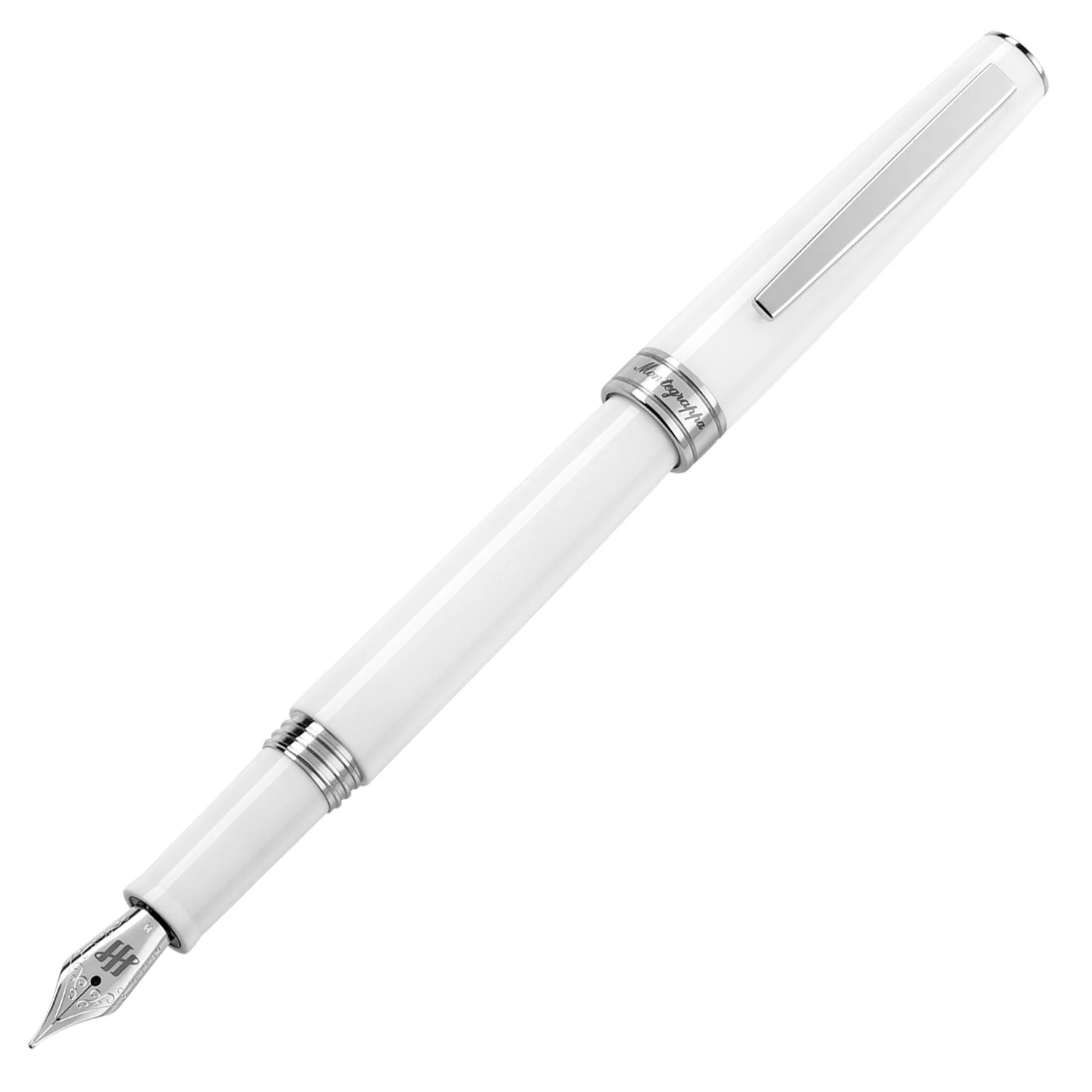 Montegrappa Armonia Fountain Pen - Frost White CT