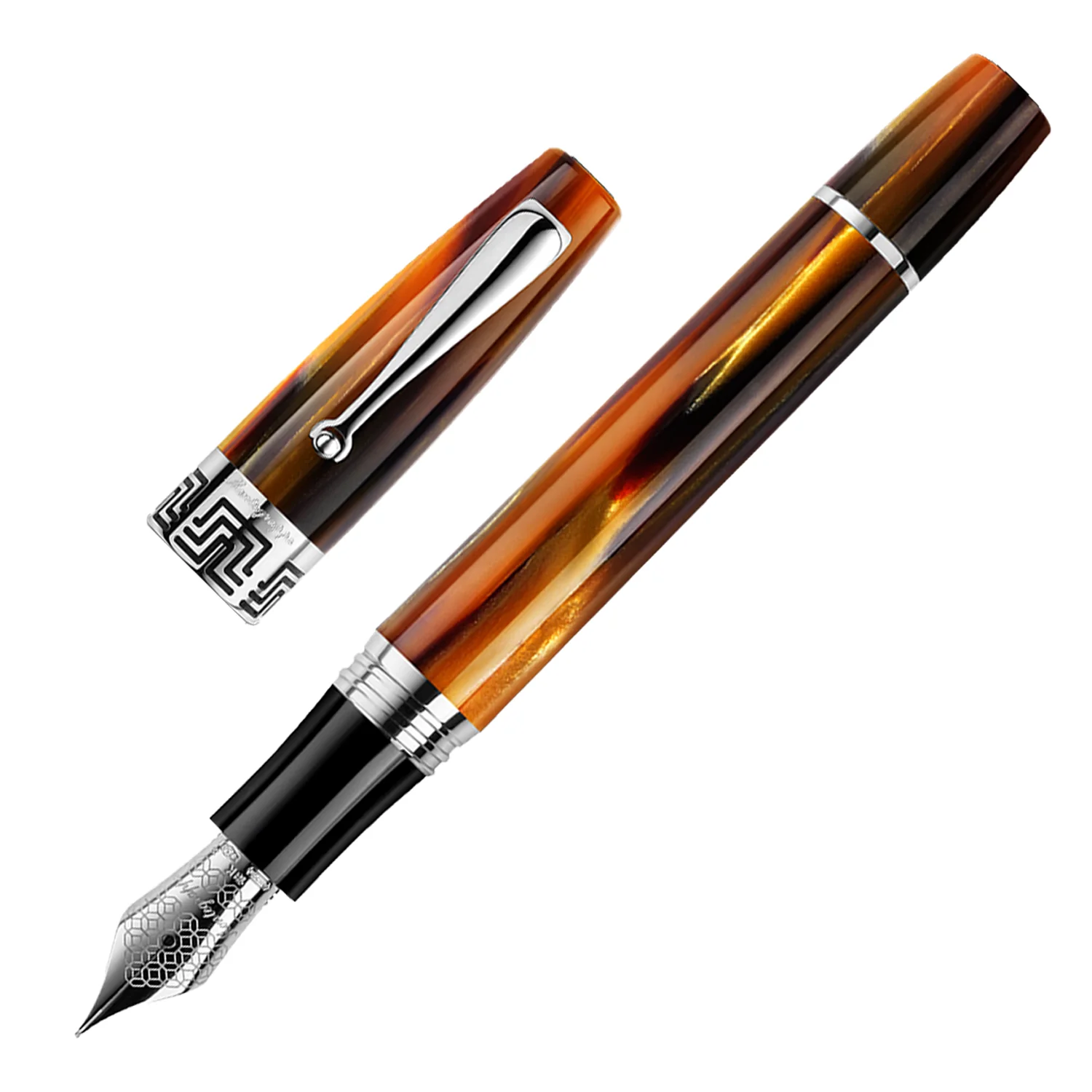 Montegrappa Extra 1930 Fountain Pen - Turtle Brown