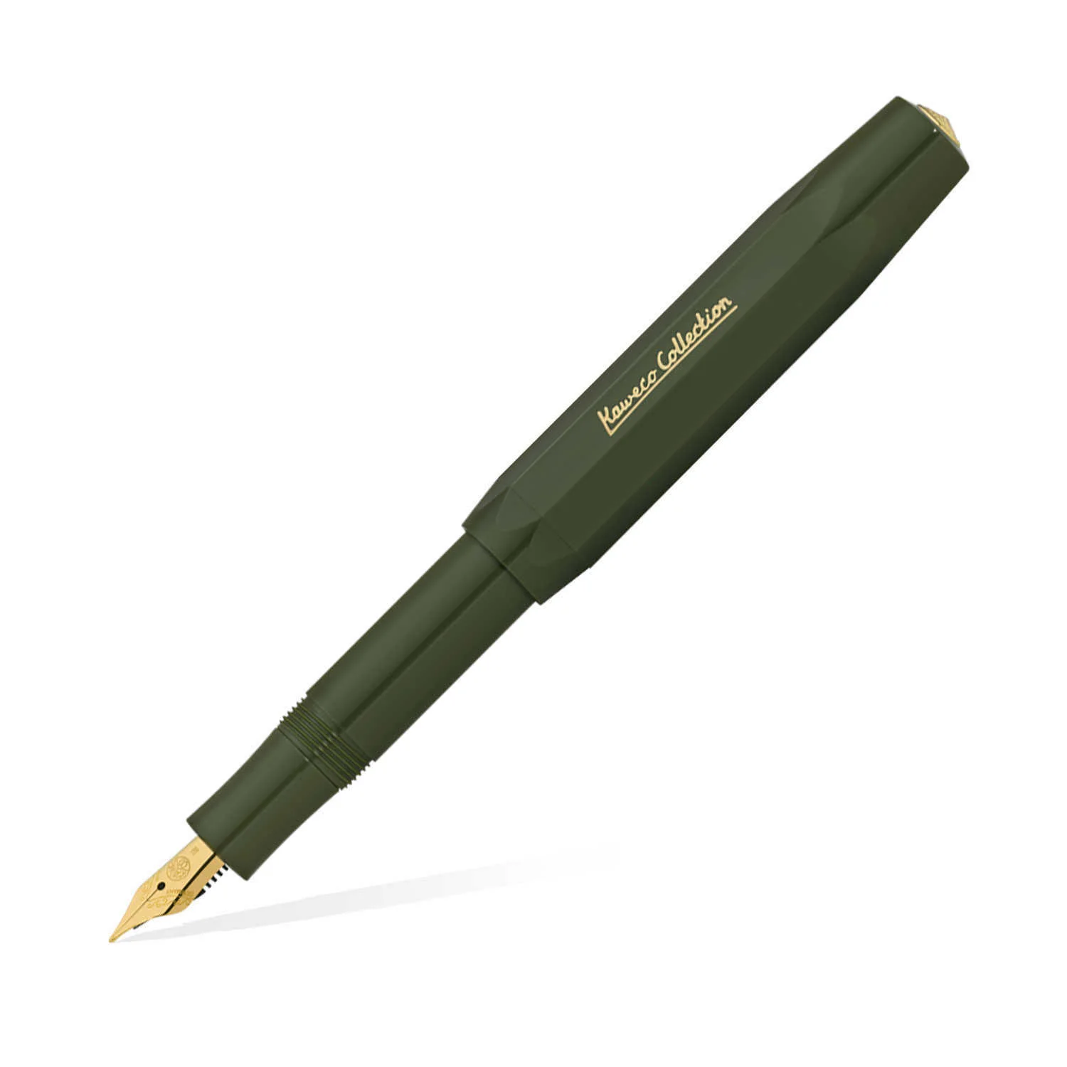 Kaweco Collection Fountain Pen without Clip - Dark Olive (Special Edition)